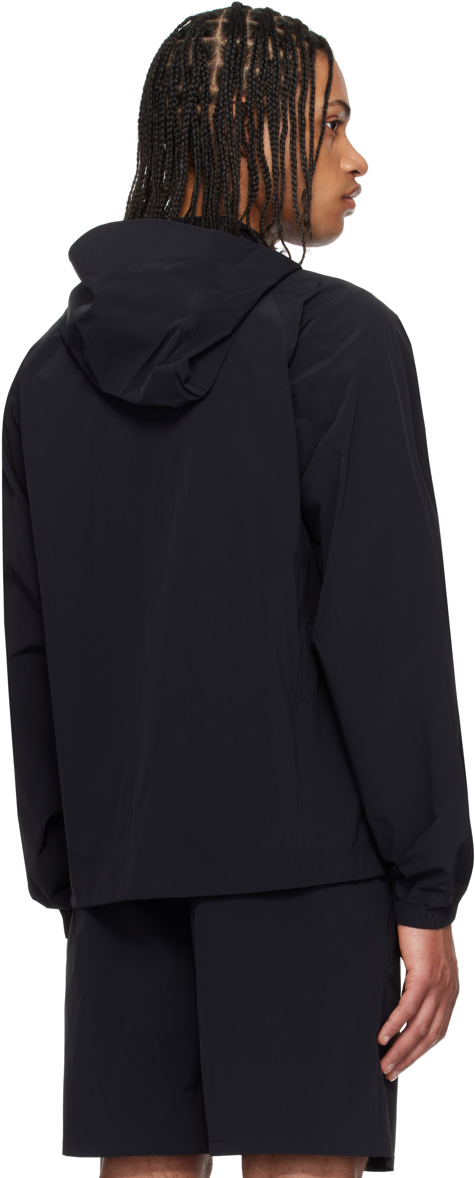 Moncler - Blouson Chalvine noir à capuche