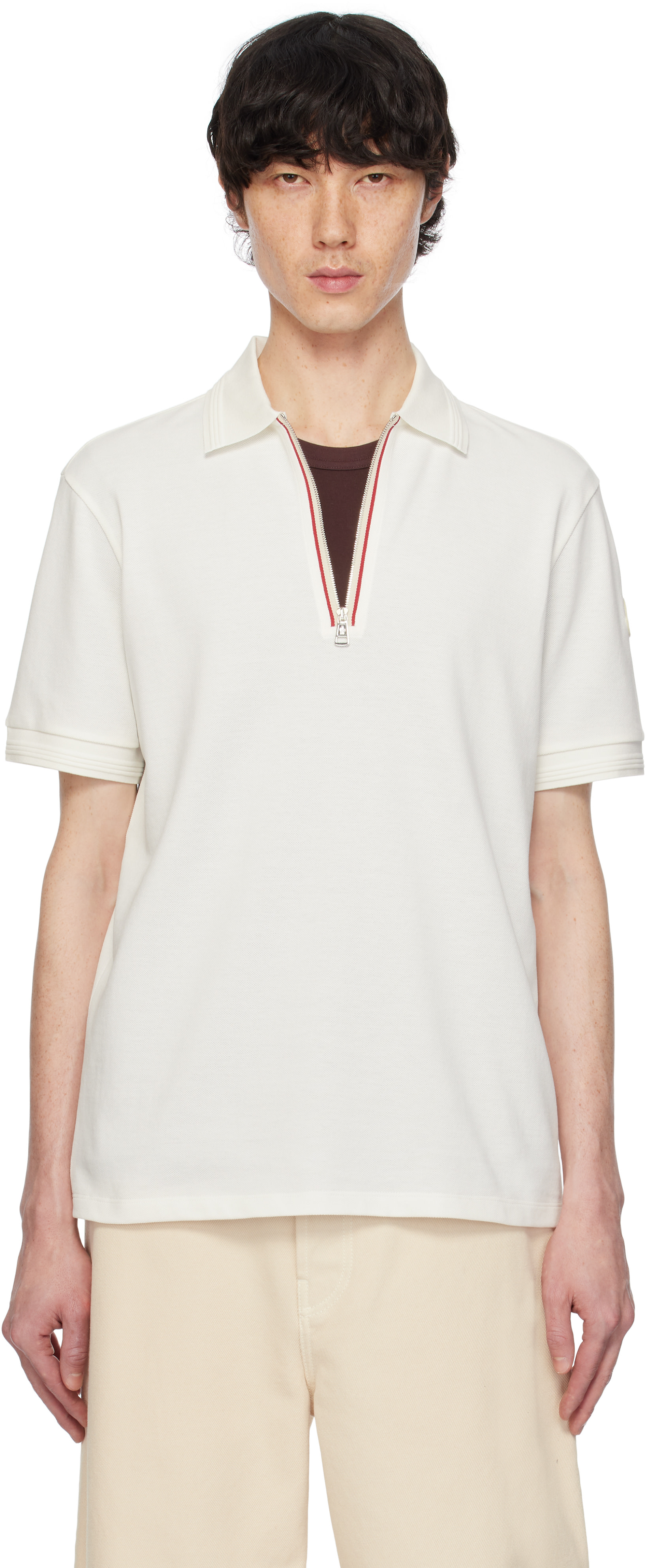 Moncler - White Archivio SS Polo
