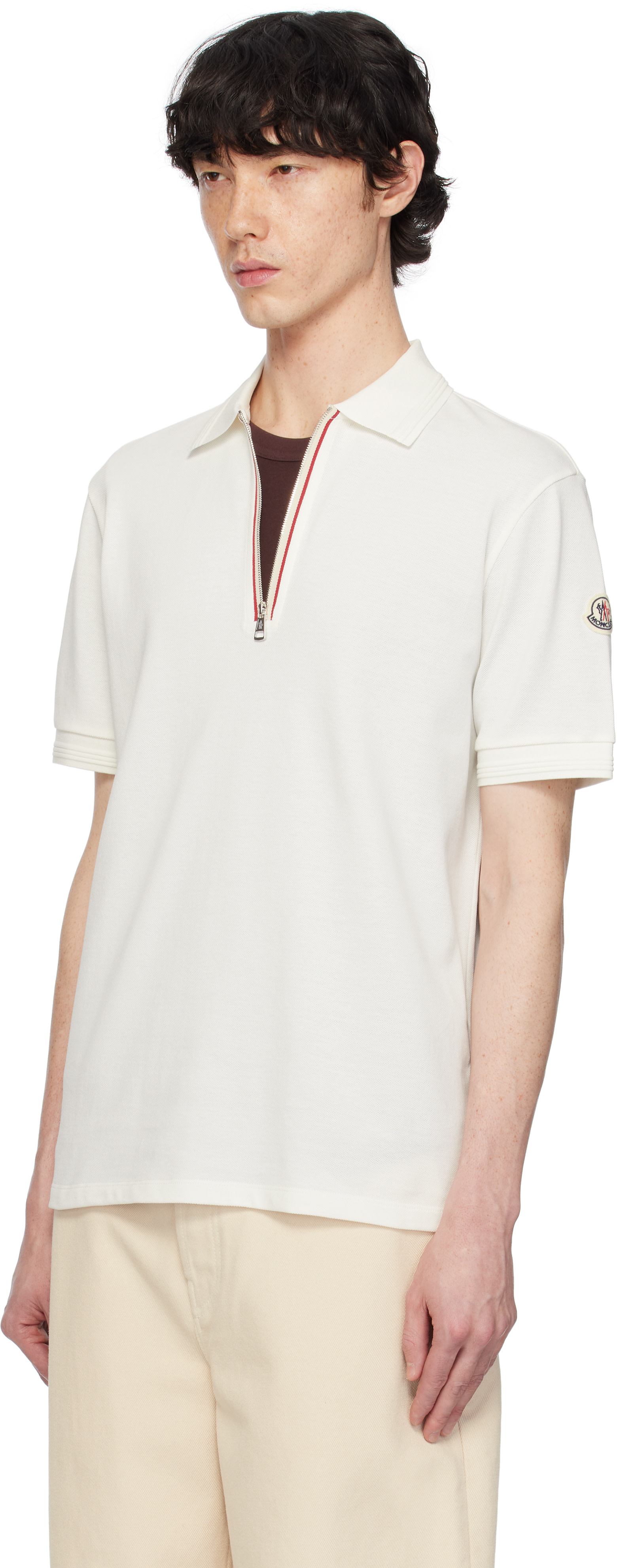 Moncler - White Archivio SS Polo