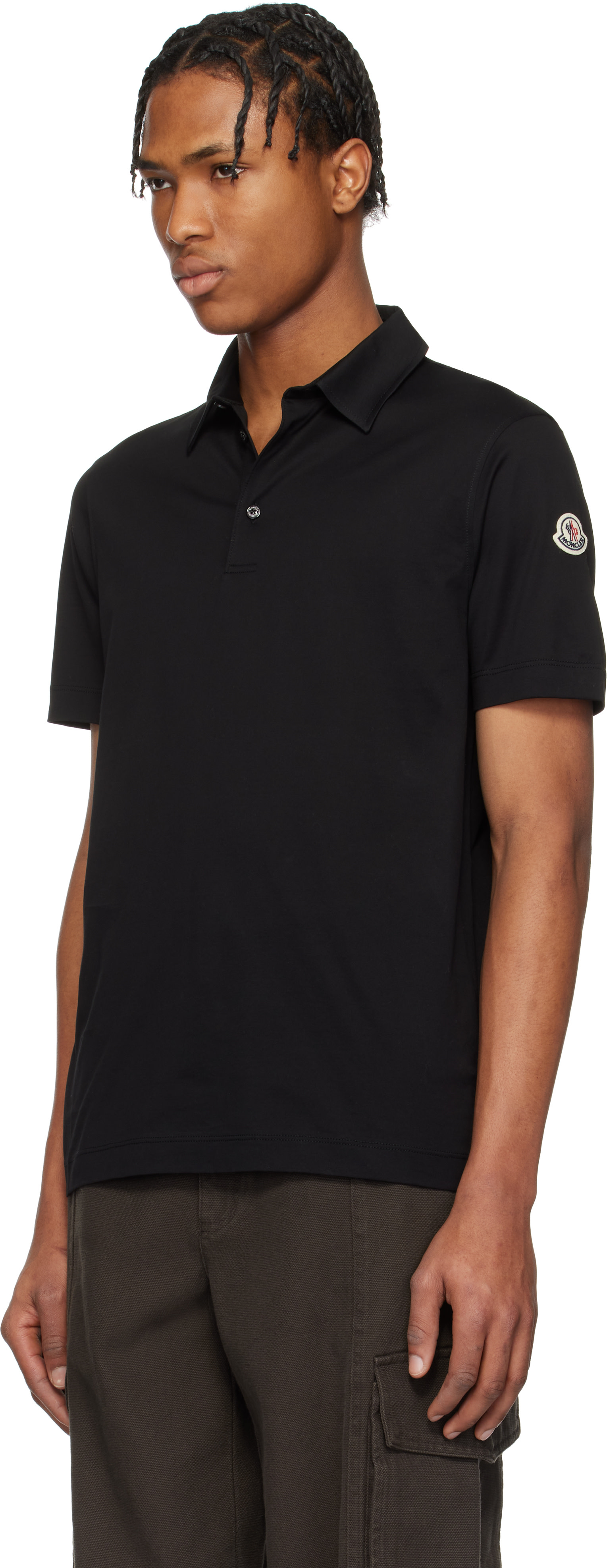 Moncler - ブラック Archivio SS ポロシャツ