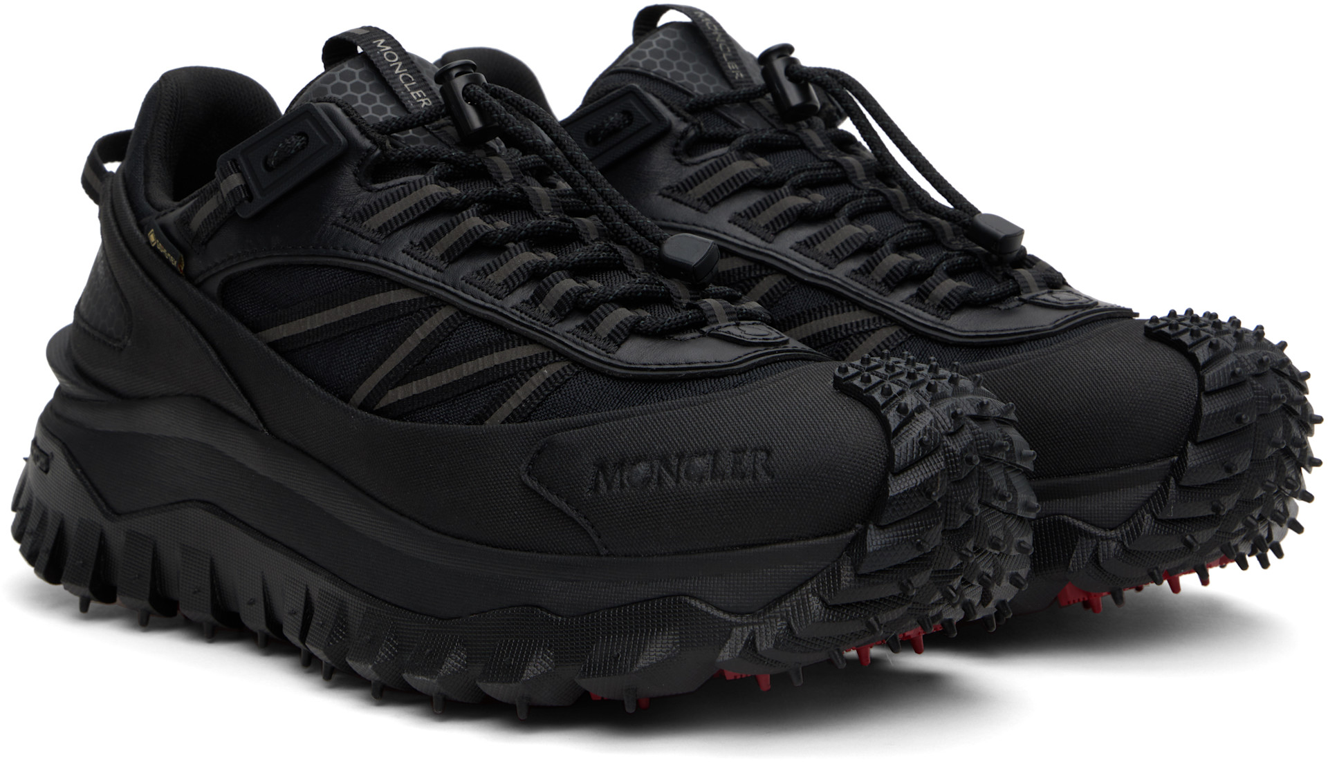 Moncler: Black Trailgrip GTX Low Sneakers | SSENSE