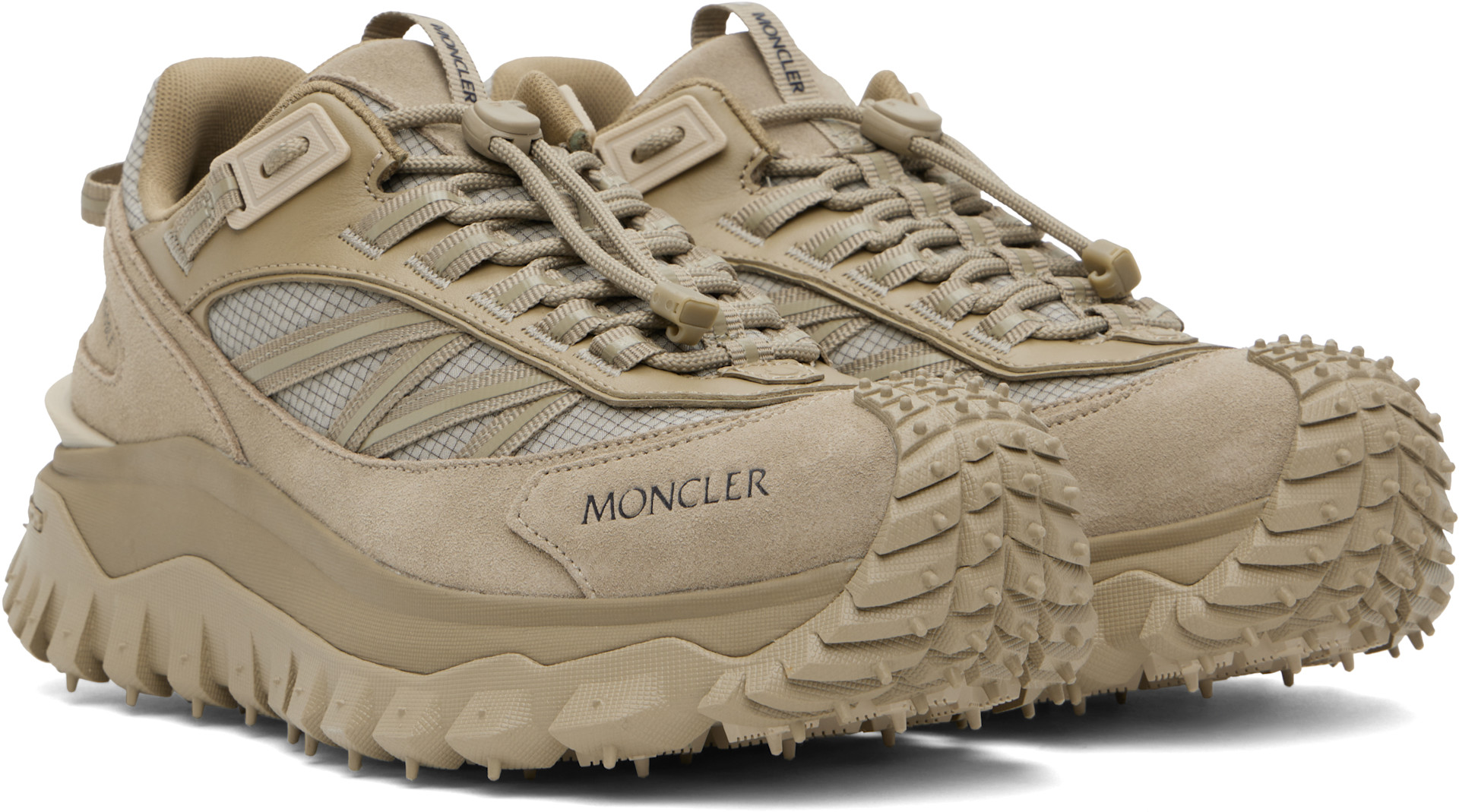 Moncler - Baskets basses Trailgrip kaki