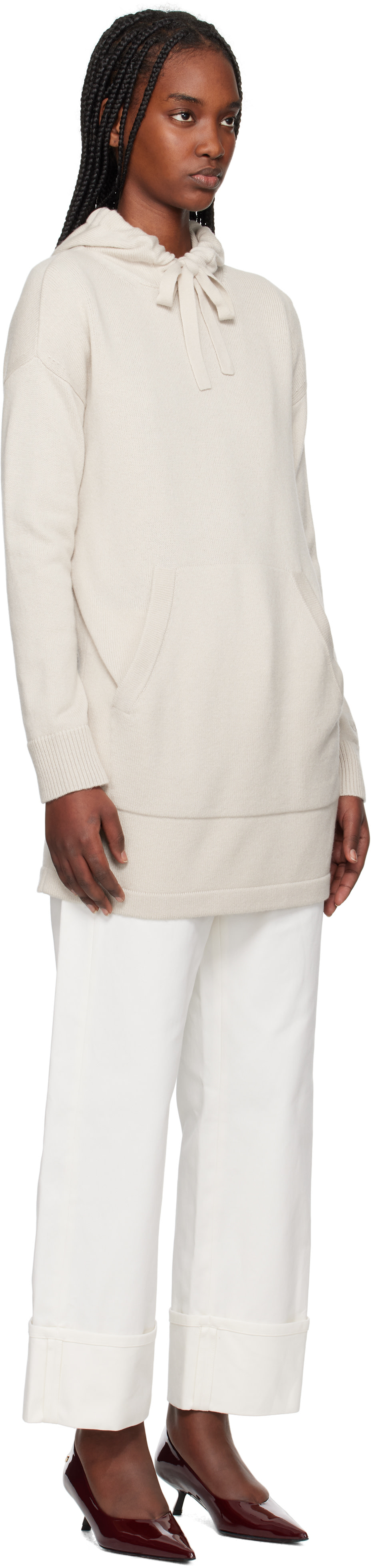 Max Mara - Robe courte Fiaba beige - 'S
