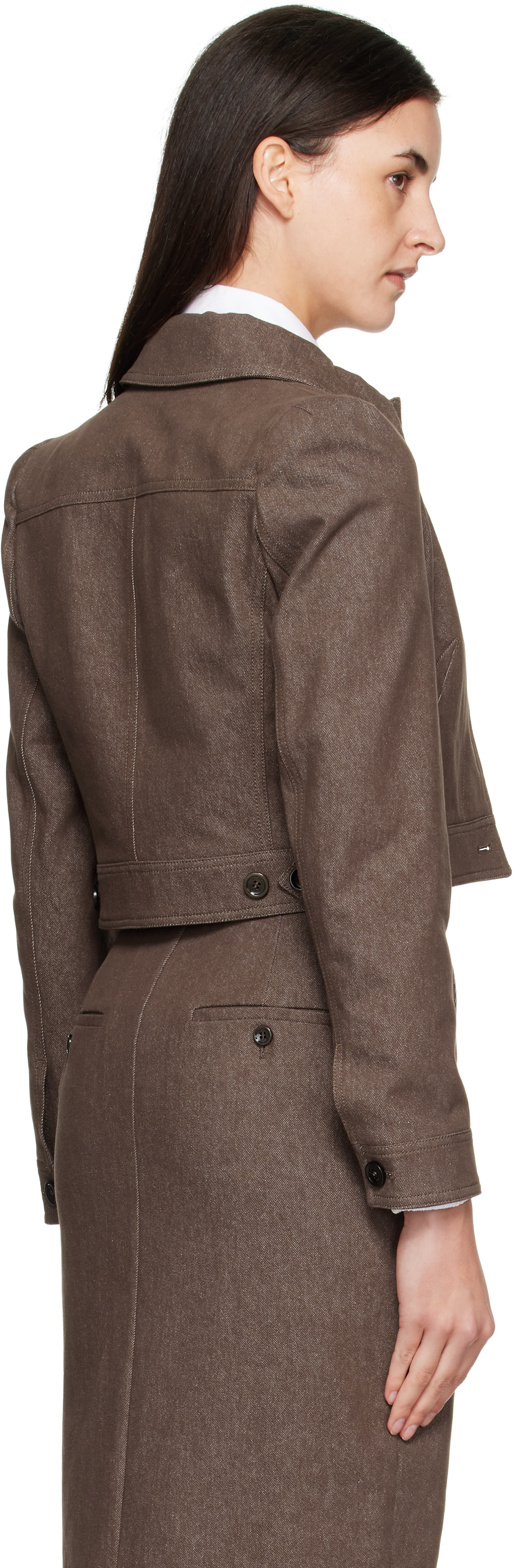 Max Mara - Blouson Carpa brun
