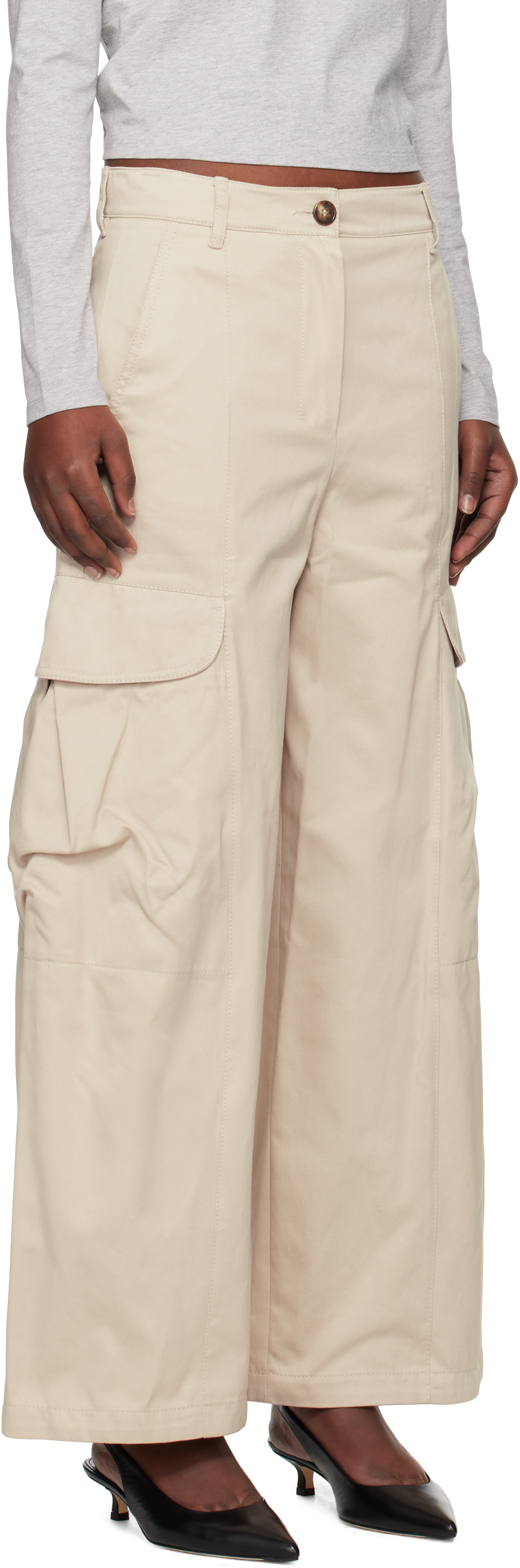 Max Mara - Pantalon Rosatea beige - 'S
