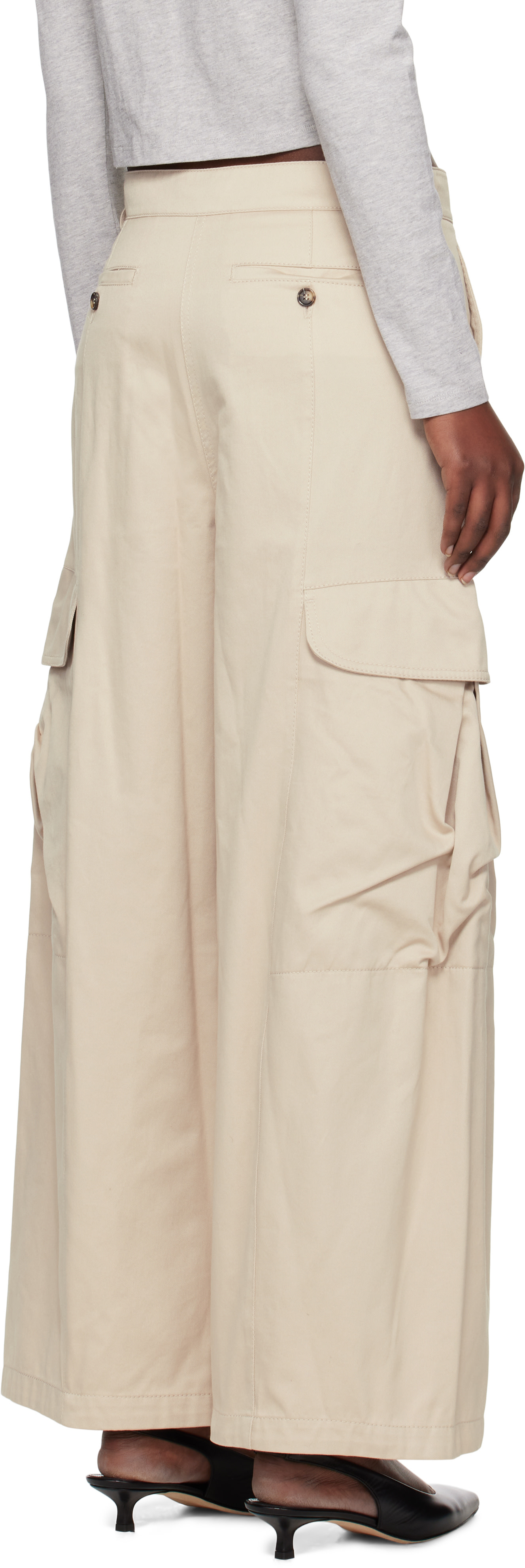 Max Mara - Pantalon Rosatea beige - 'S