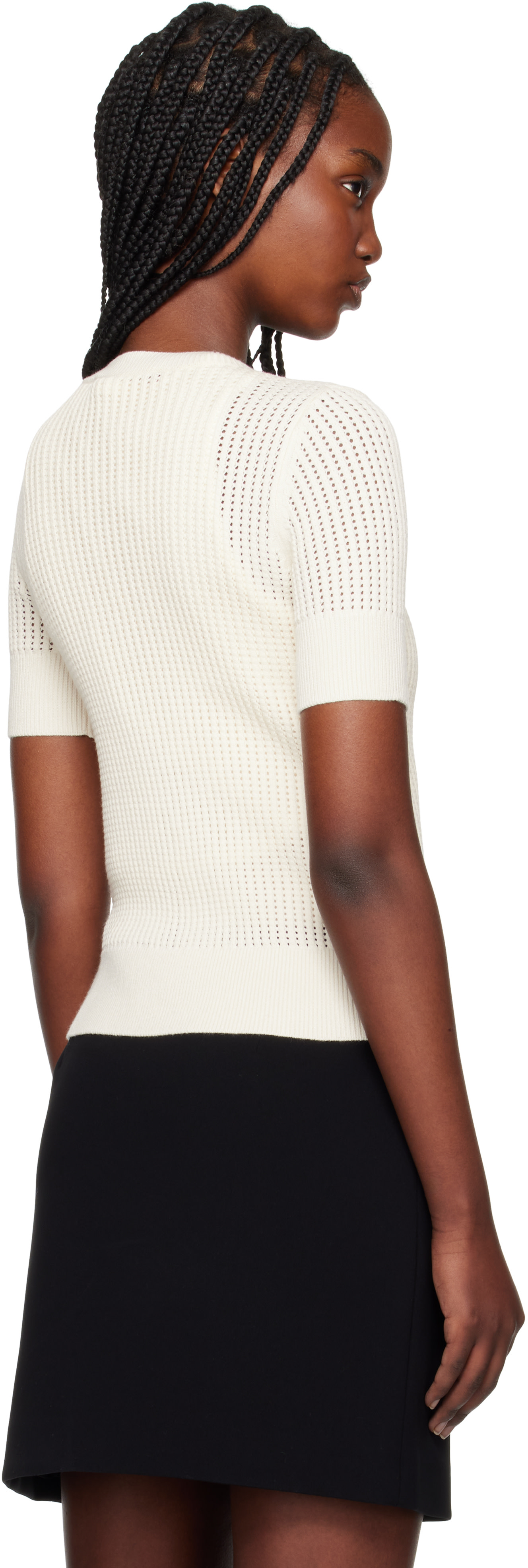 Max Mara - Pull Ebbri blanc cassé - Studio