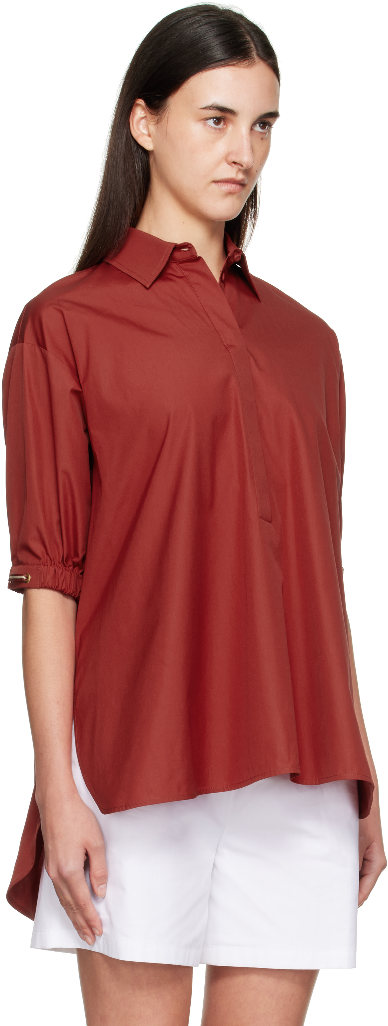 Max Mara - Chemise Teano rouge