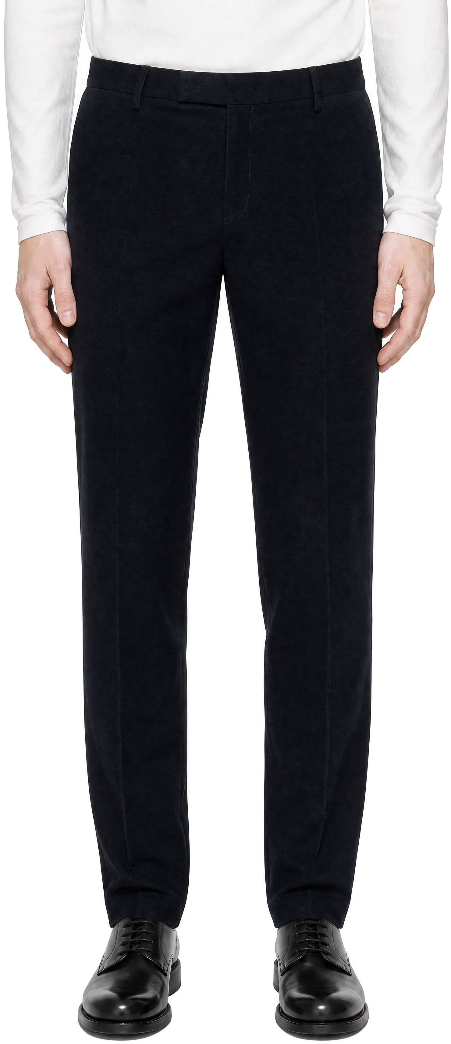 Sunspel - Navy Regular Fit Trousers