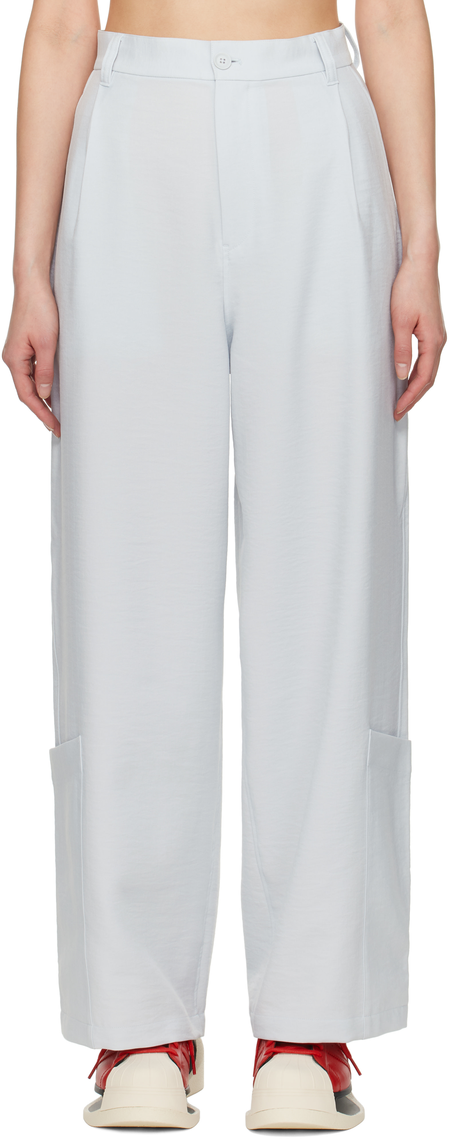 Y-3 - Pantalon ample gris - Sport Uniform