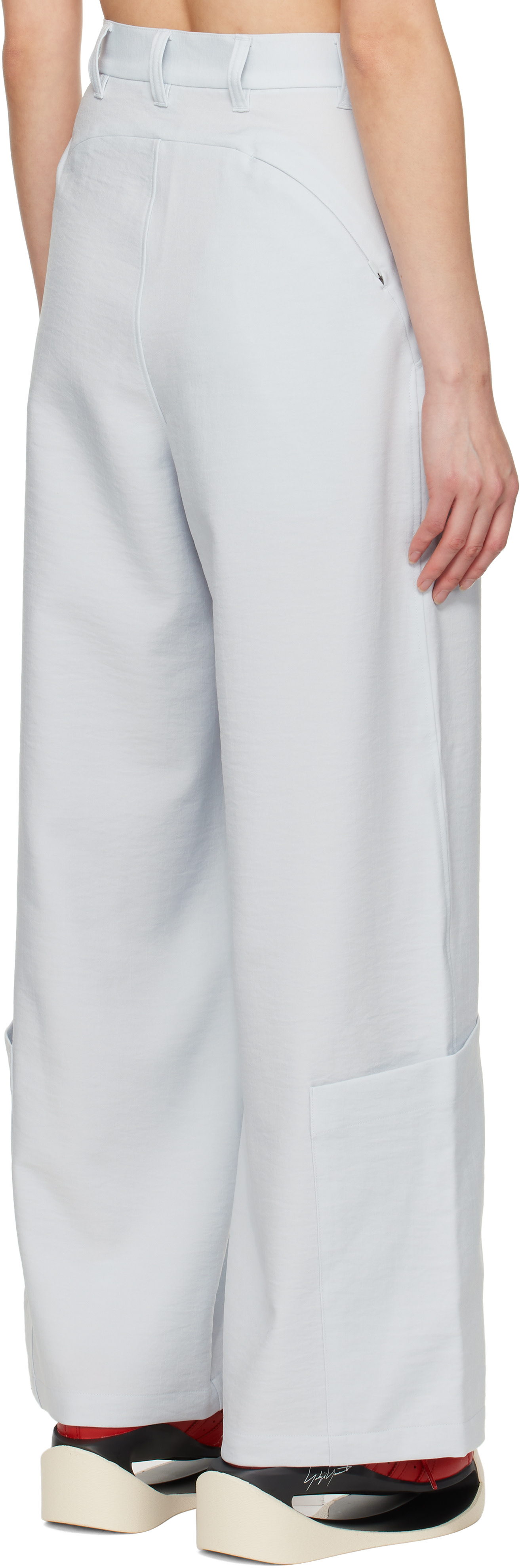Y-3 - Pantalon ample gris - Sport Uniform