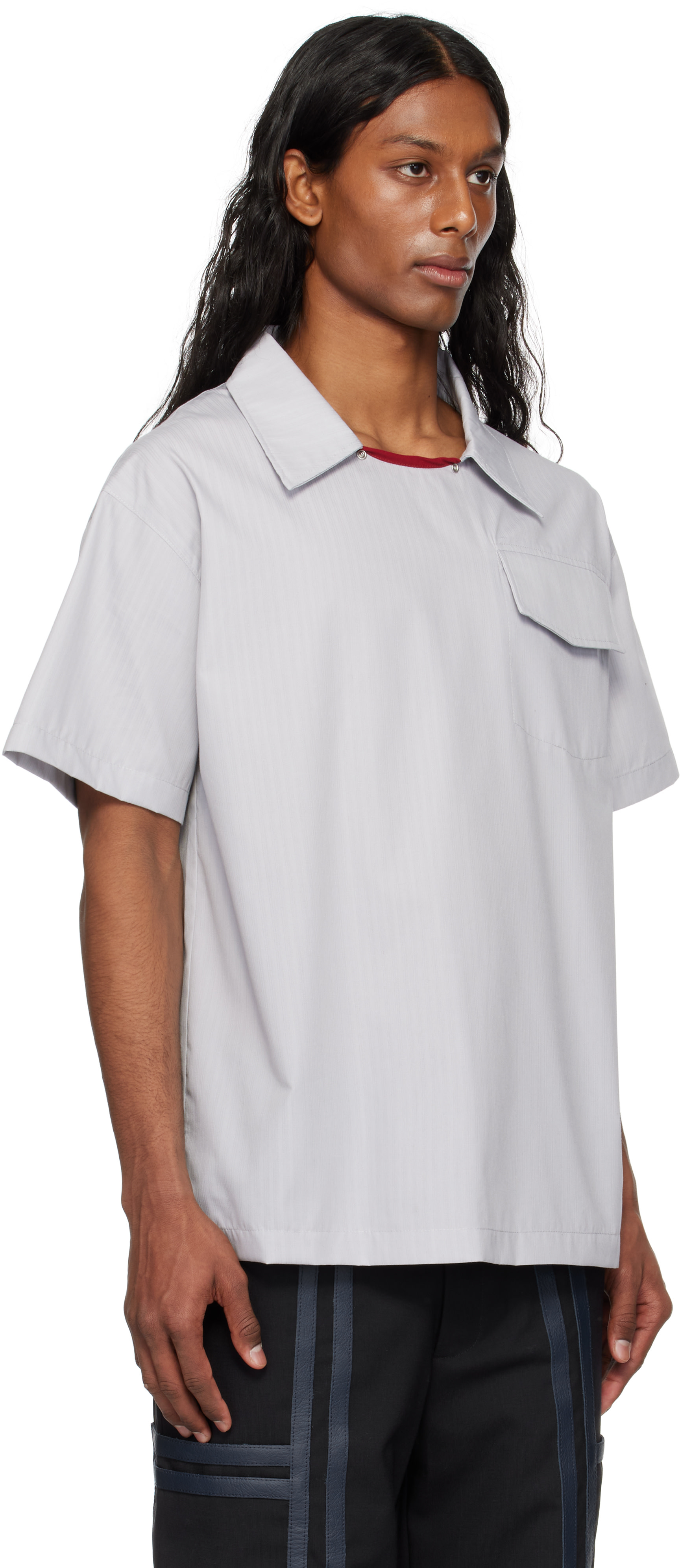 Stanley Raffington - Gray Pull-Over Shirt