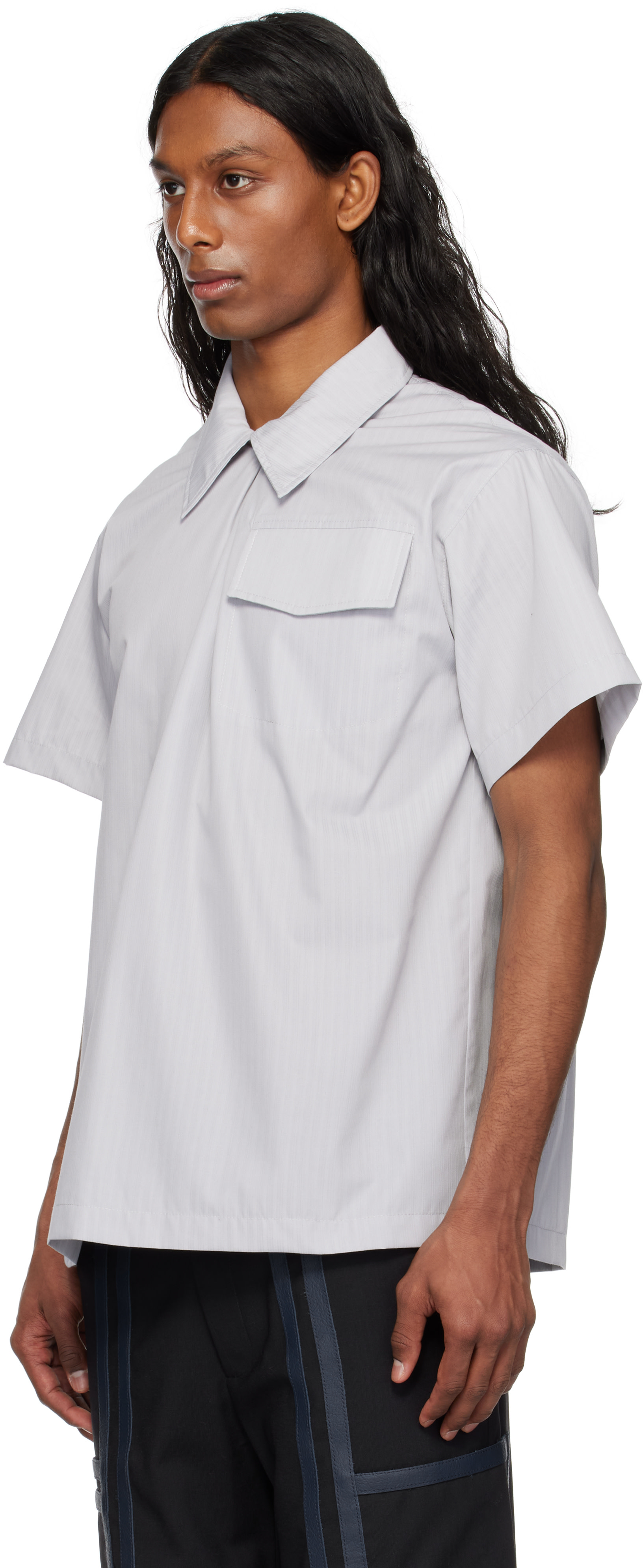 Stanley Raffington - Gray Pull-Over Shirt