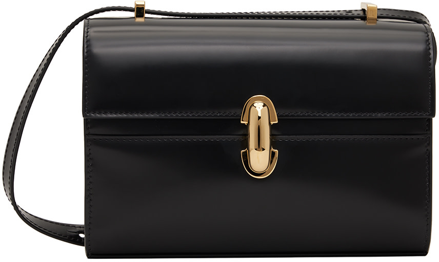 Savette - Sac noir à fermoir Symmetry