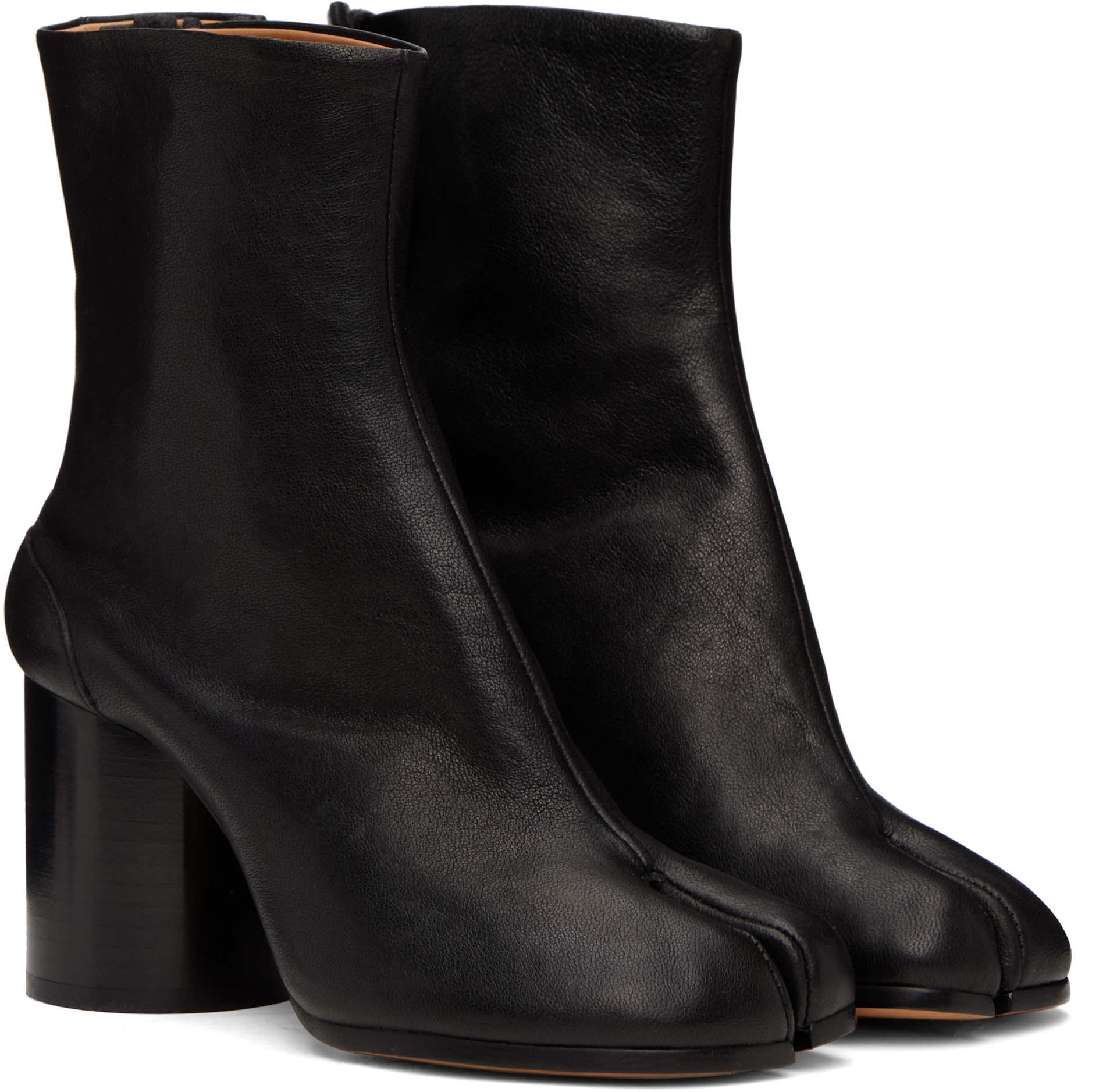 Maison Margiela: Black Tabi Ankle Boots | SSENSE