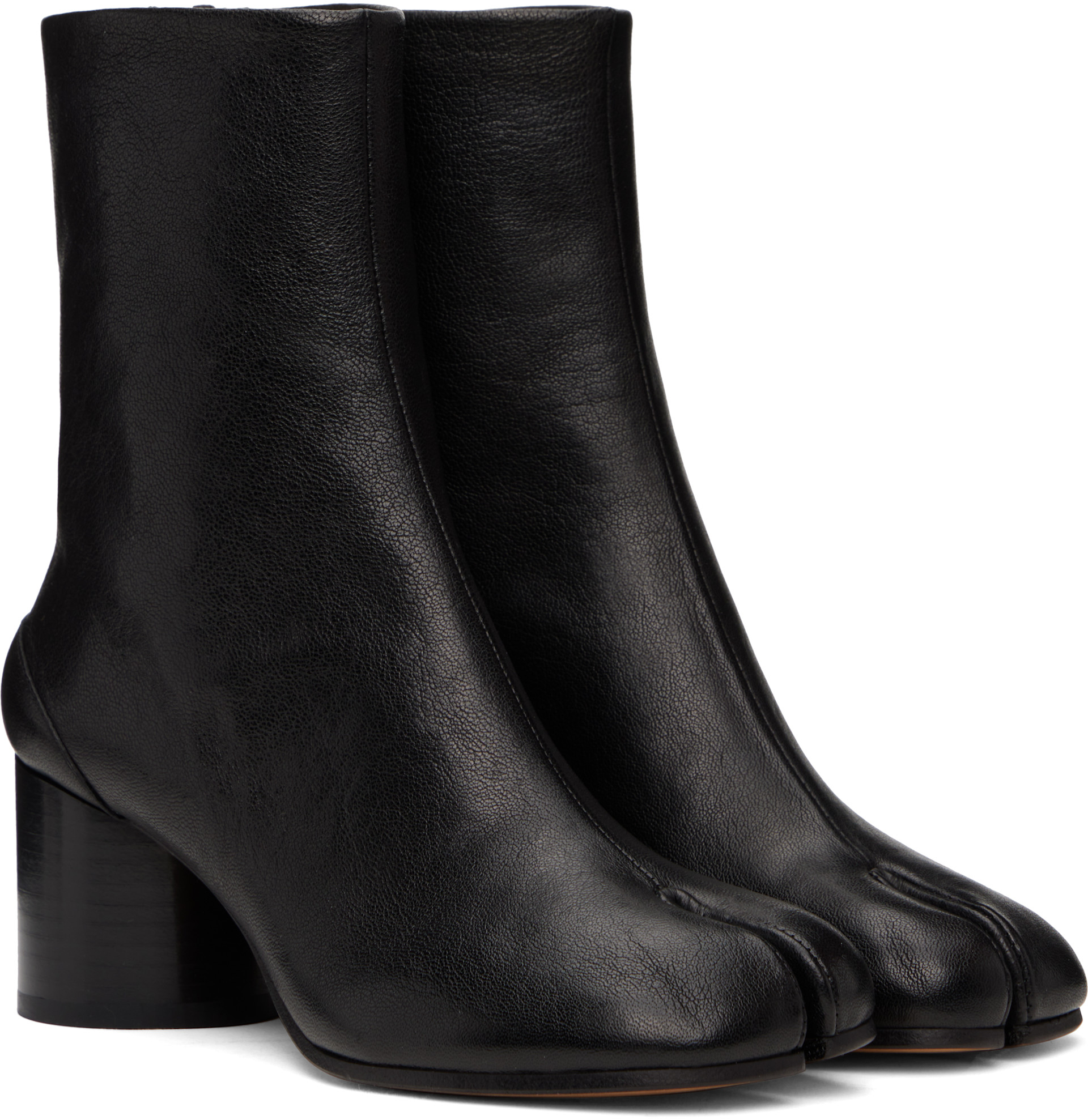Maison Margiela tabi アンクルブーツ MAISON MARGIELA Tabi leather ankle boots | NET-A-PORTER