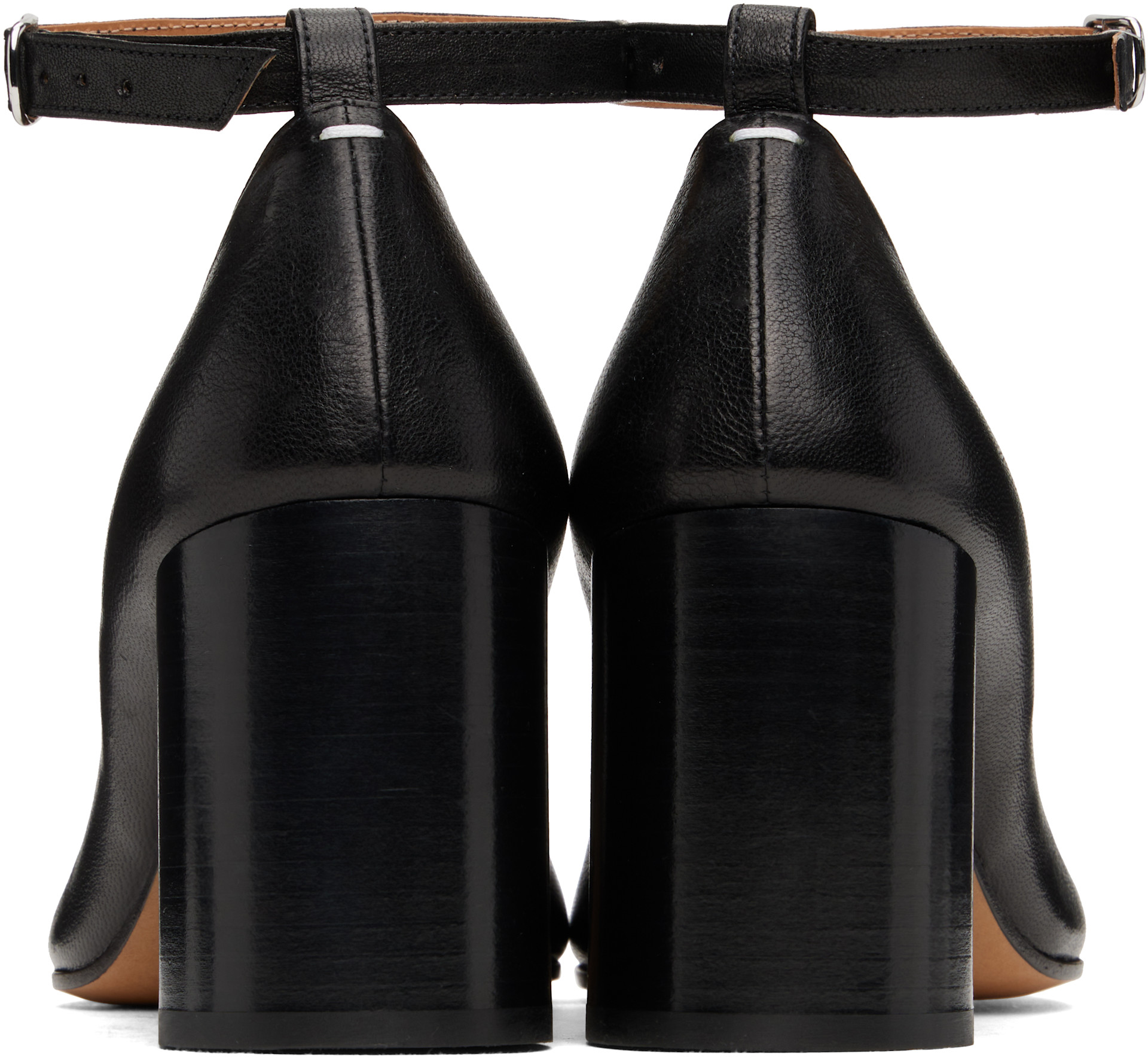 Maison Margiela: ブラック Tabi ヒール | SSENSE 日本