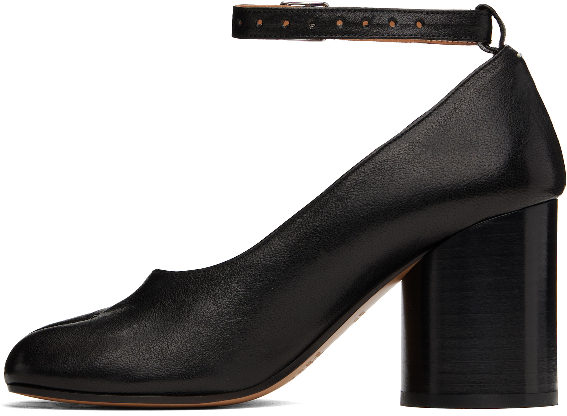 Maison Margiela: ブラック Tabi ヒール | SSENSE 日本