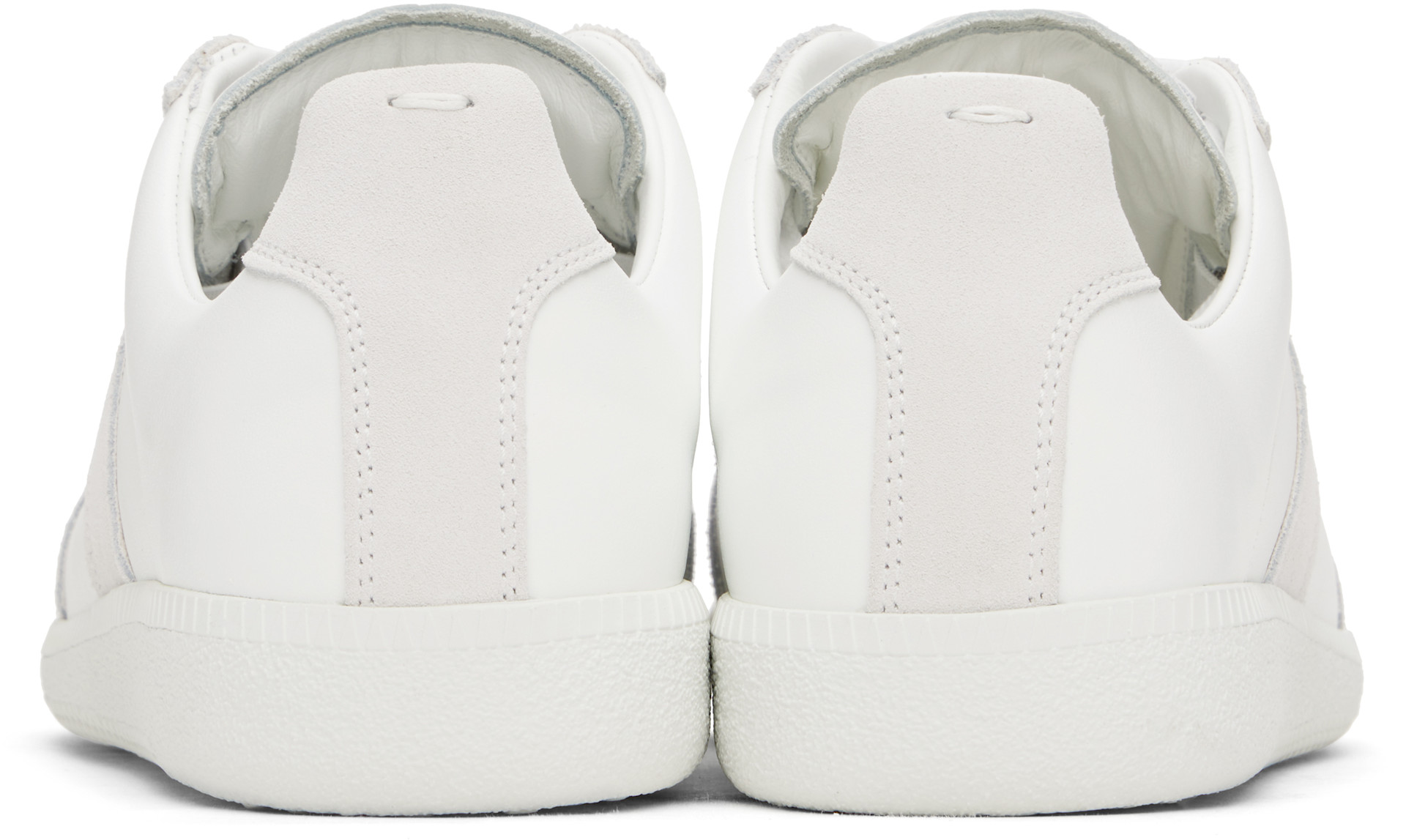Maison Margiela: Off-White Replica Sneakers | SSENSE