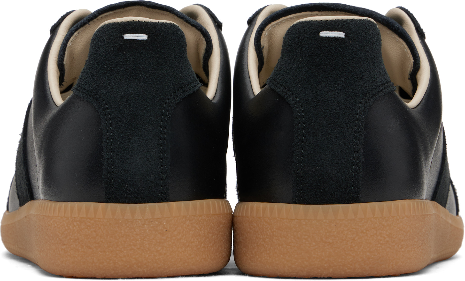 Maison Margiela: ブラック Replica スニーカー | SSENSE 日本