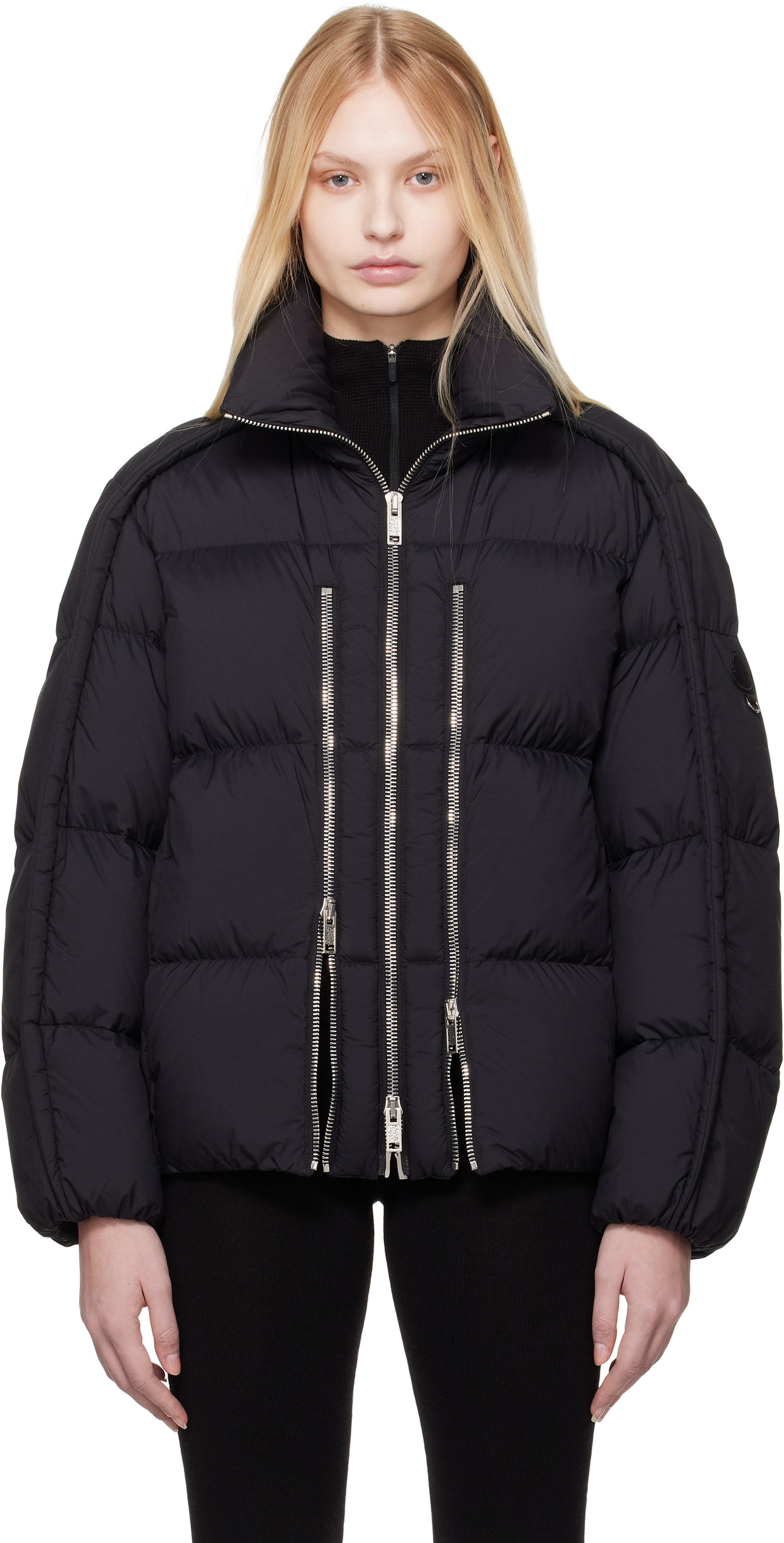 Moncler Genius: Moncler x Willow Smith Black Jayel Down Jacket