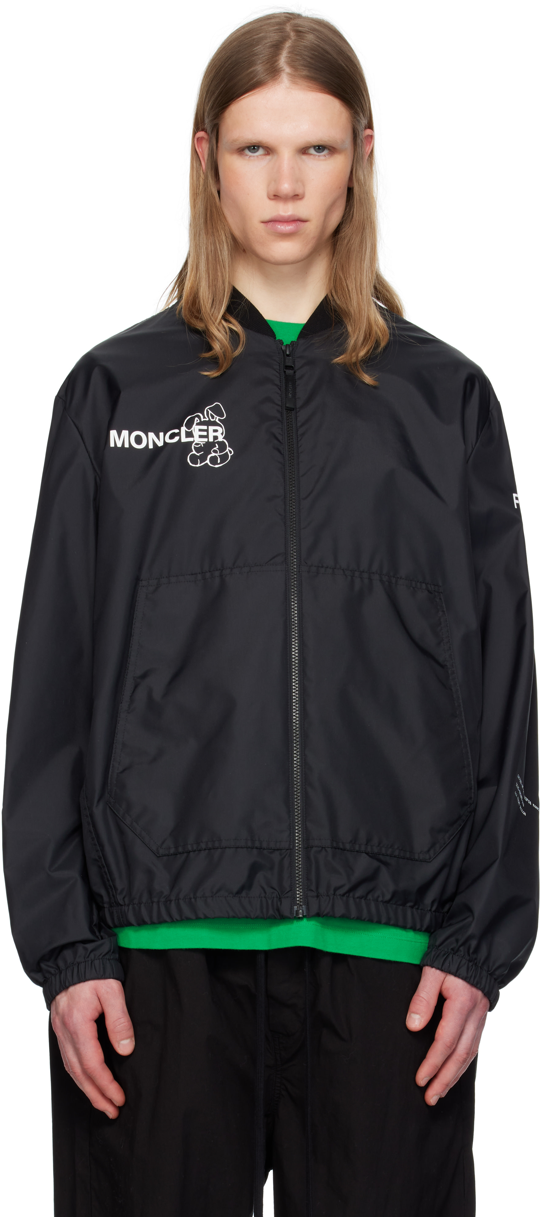 Moncler Genius: 7 Moncler FRGMT Hiroshi Fujiwara Black Ostria