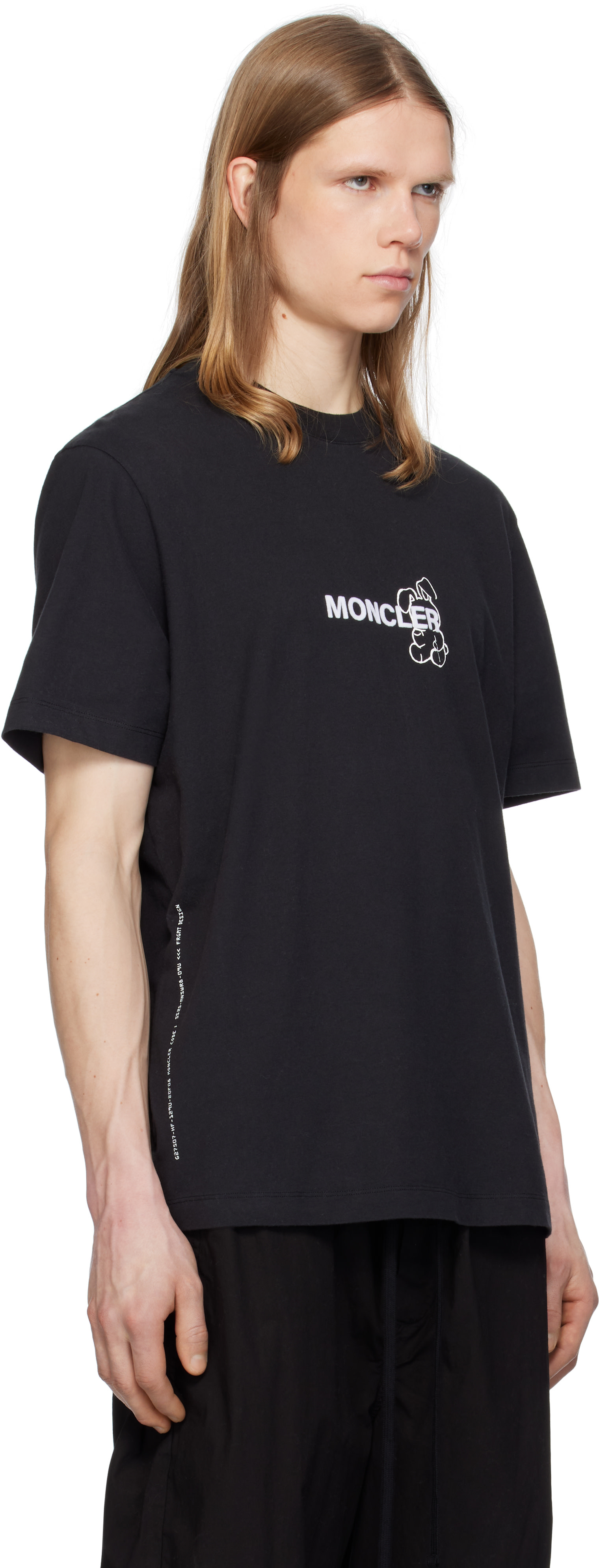 Moncler Genius: Moncler x FRGMT Hiroshi Fujiwara Black Cartoon