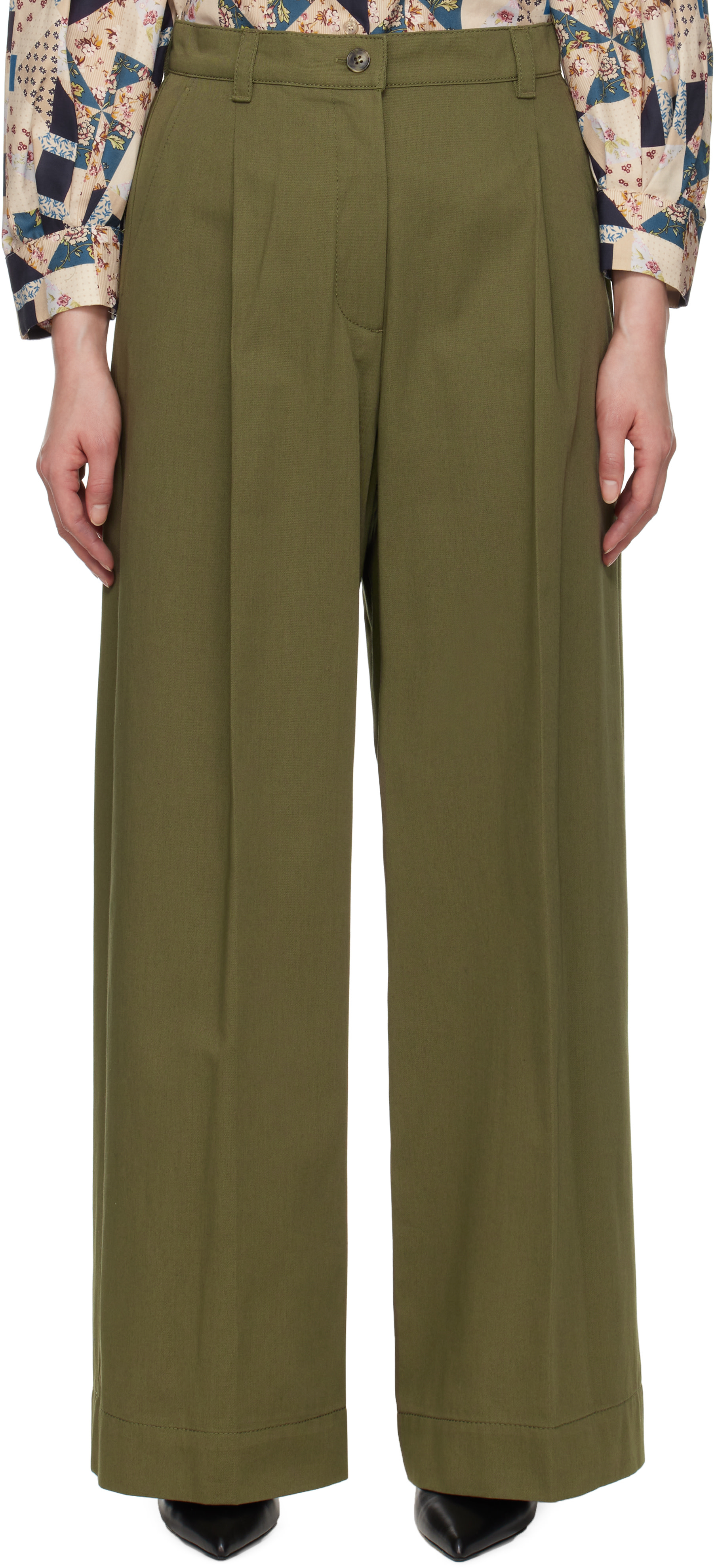 Weekend Max Mara - Pantalon Nebbie kaki
