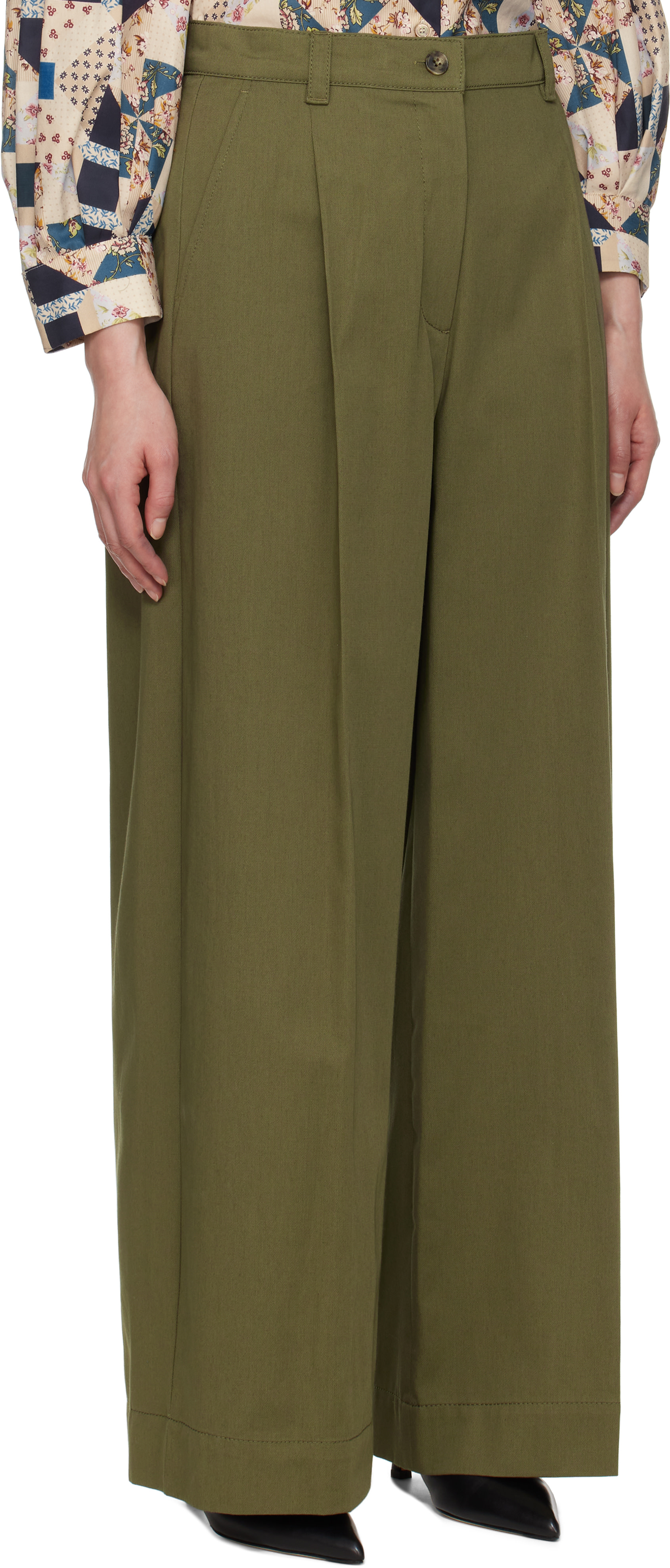 Weekend Max Mara - Pantalon Nebbie kaki