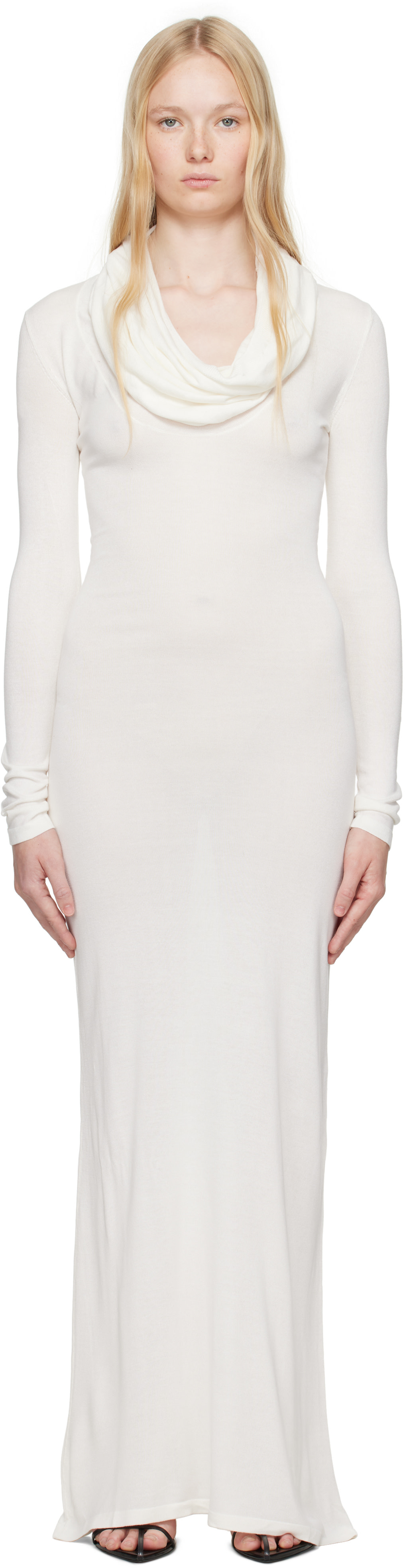 Aya Muse - Robe longue Zenith blanche