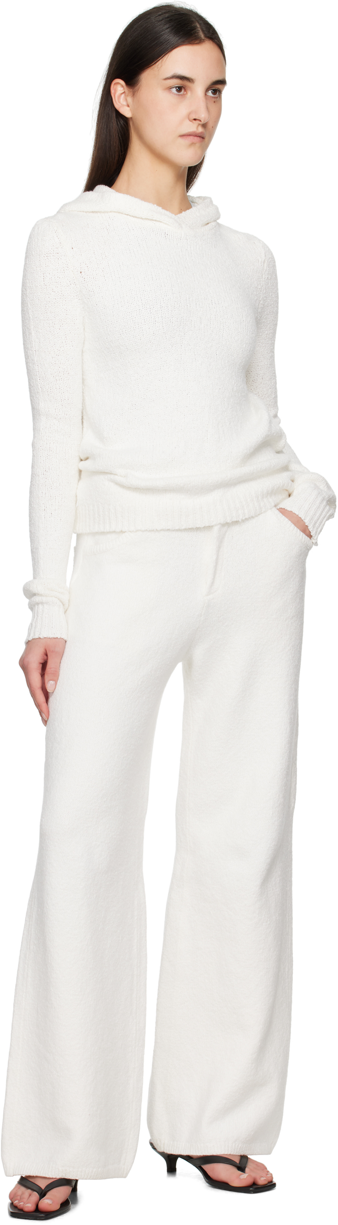 Aya Muse - Pantalon Trix blanc
