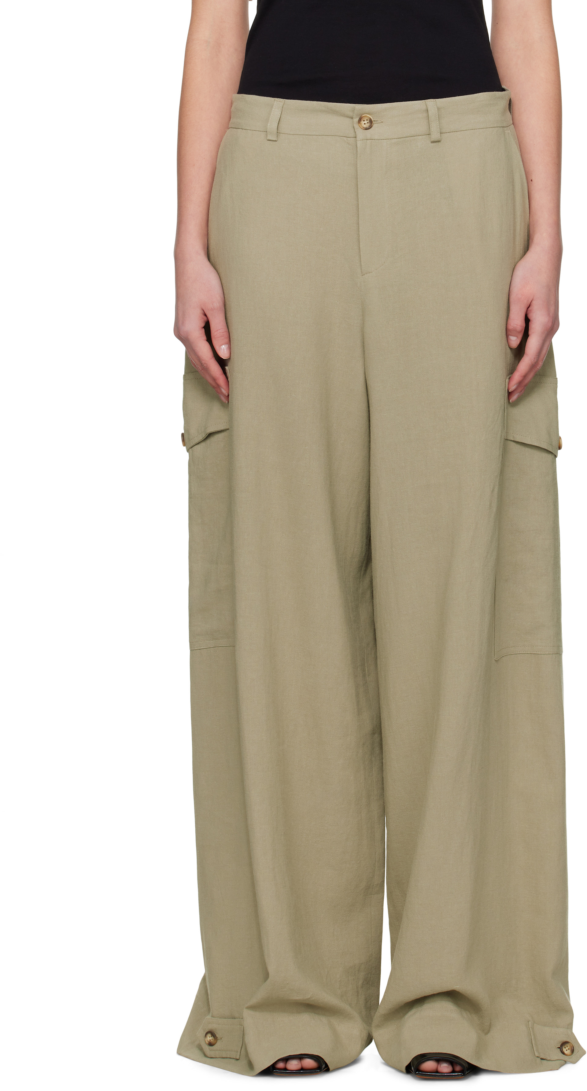 La Collection - Pantalon Stein vert