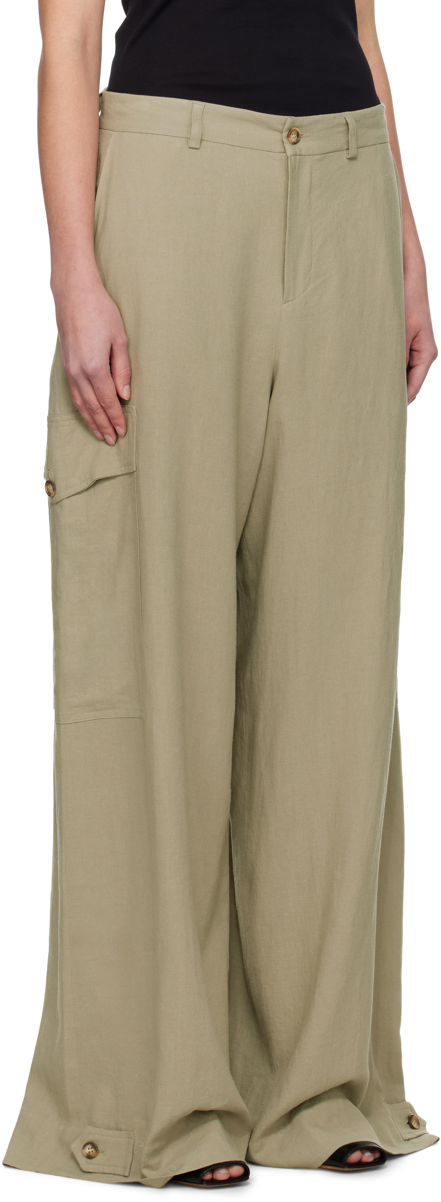 La Collection - Pantalon Stein vert
