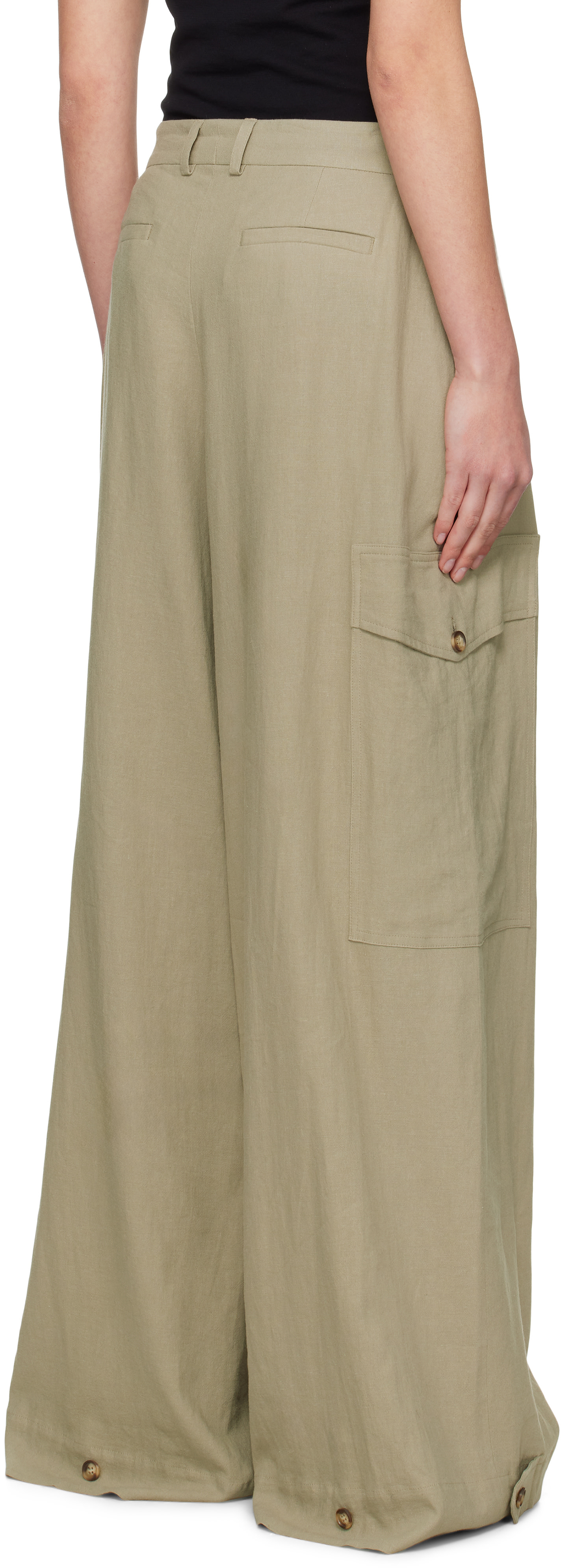 La Collection - Pantalon Stein vert