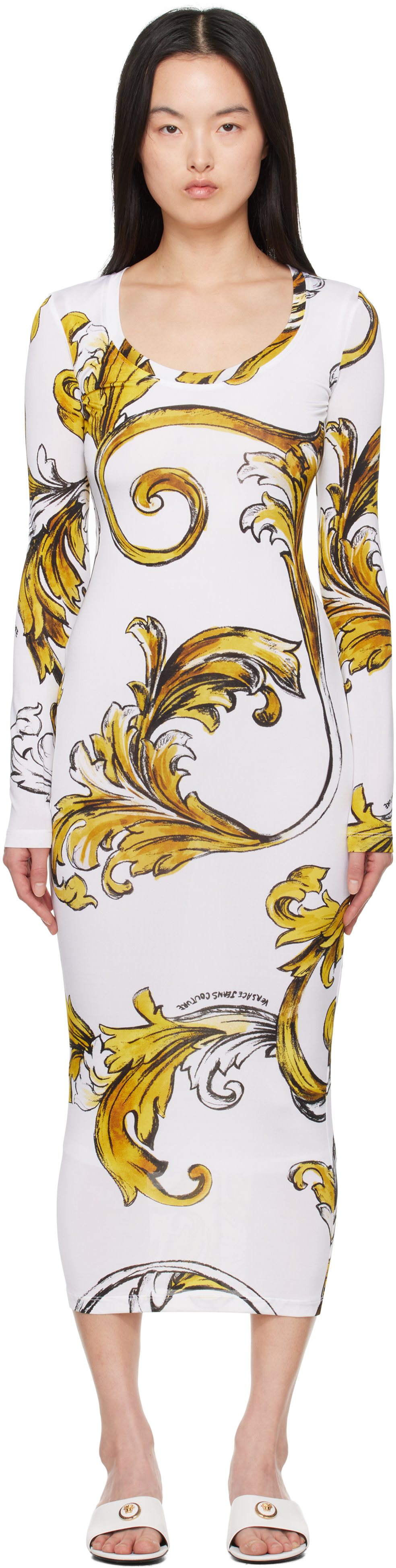 long sleeve mini white dress LoveShackFancy - Rosamina Cotton Long Sleeve Mini Dress