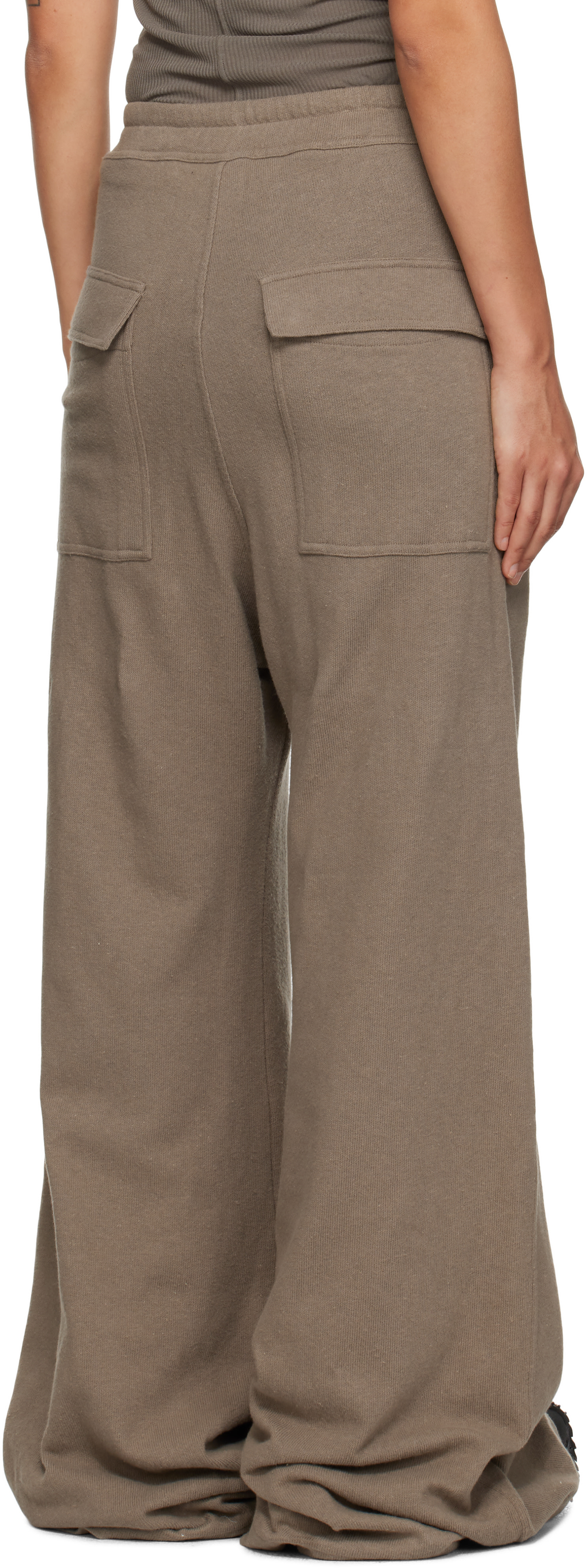 Rick Owens: Moncler + Rick Owens Gray Belas Lounge Pants | SSENSE