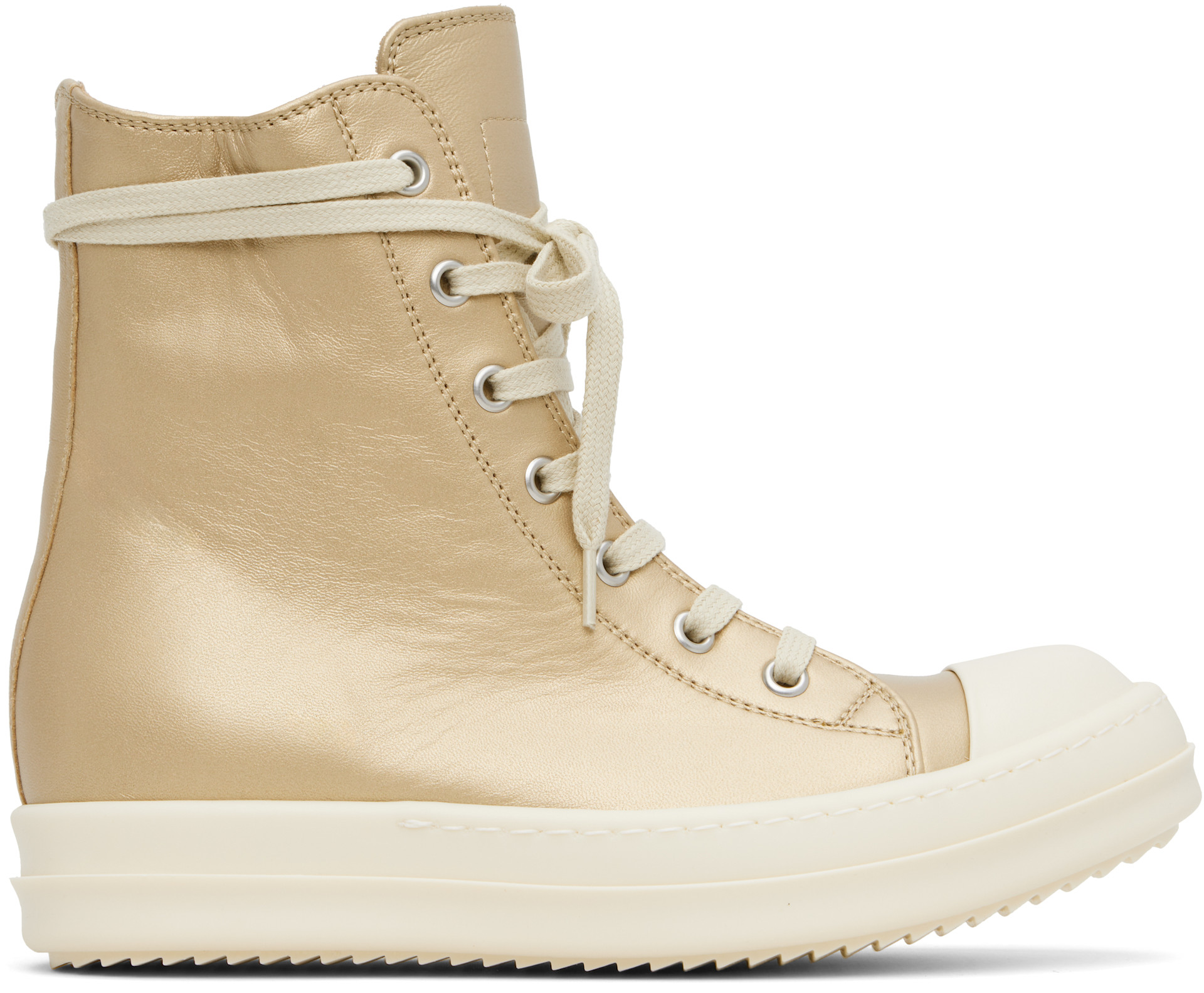 Rick Owens - Baskets dorées - Hollywood