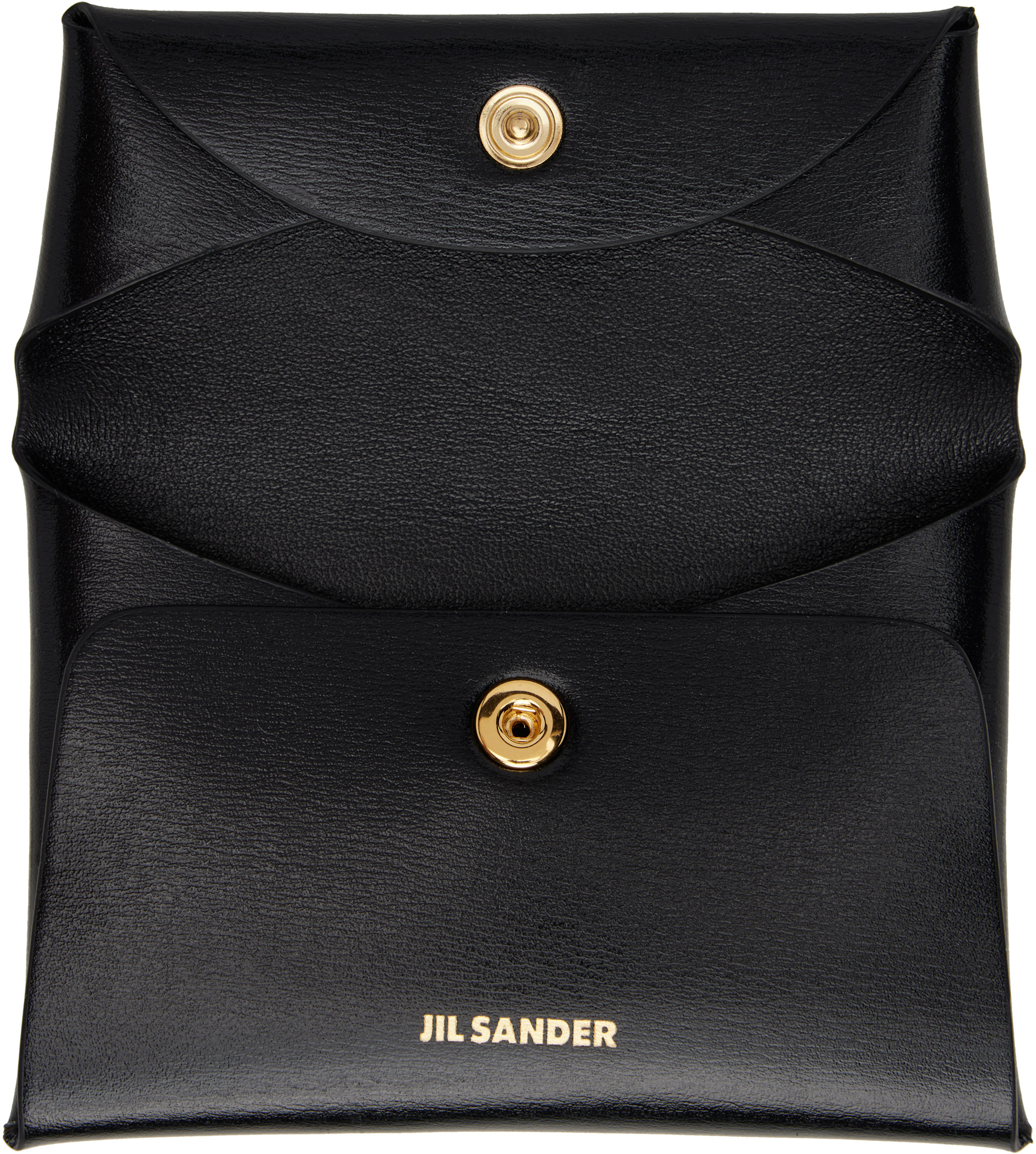 Jil Sander - 블랙 엔벨롭 동전 지갑