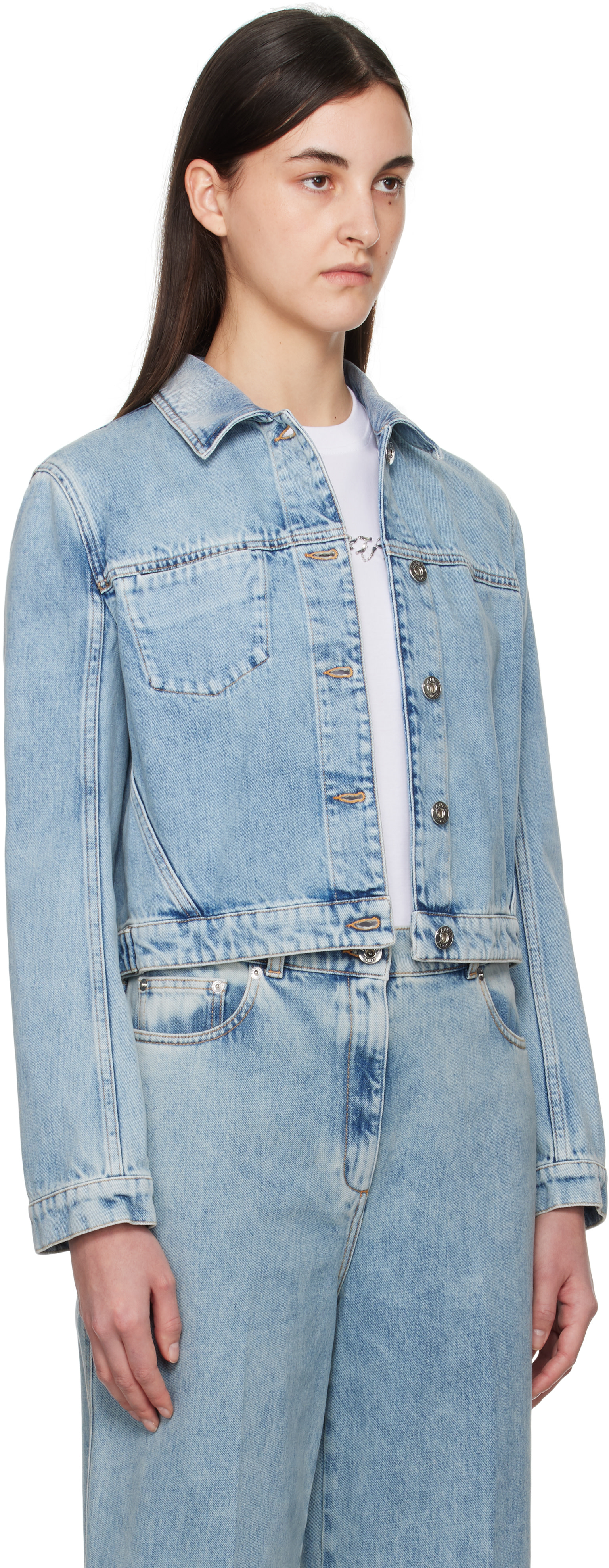 Lanvin - Blouson bleu en denim