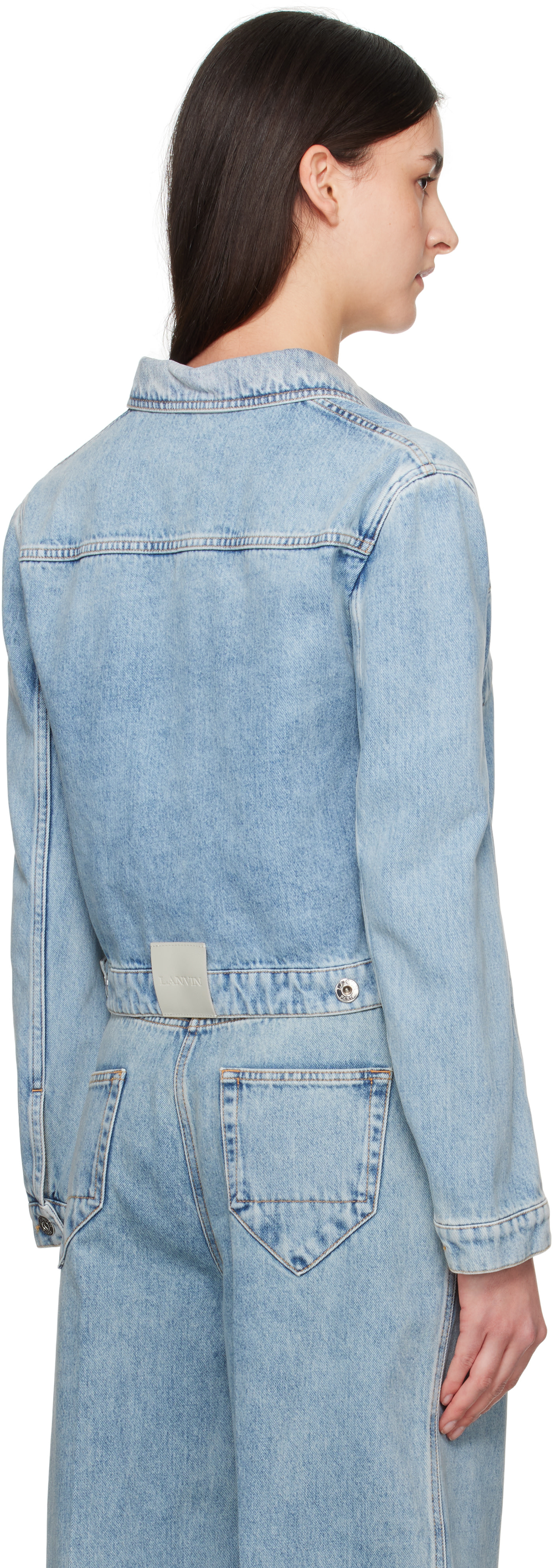 Lanvin - Blouson bleu en denim