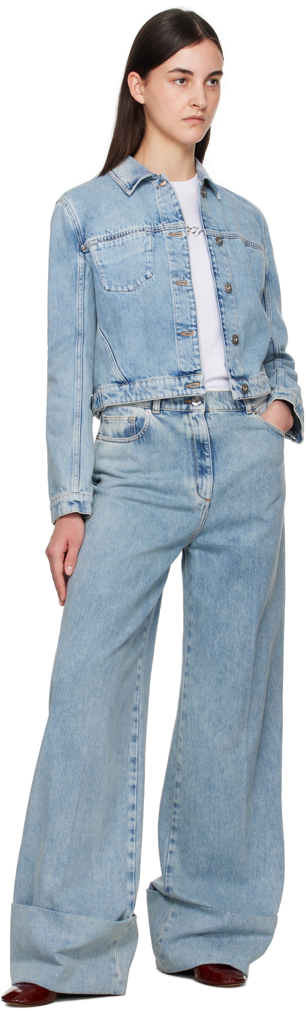 Lanvin - Blouson bleu en denim
