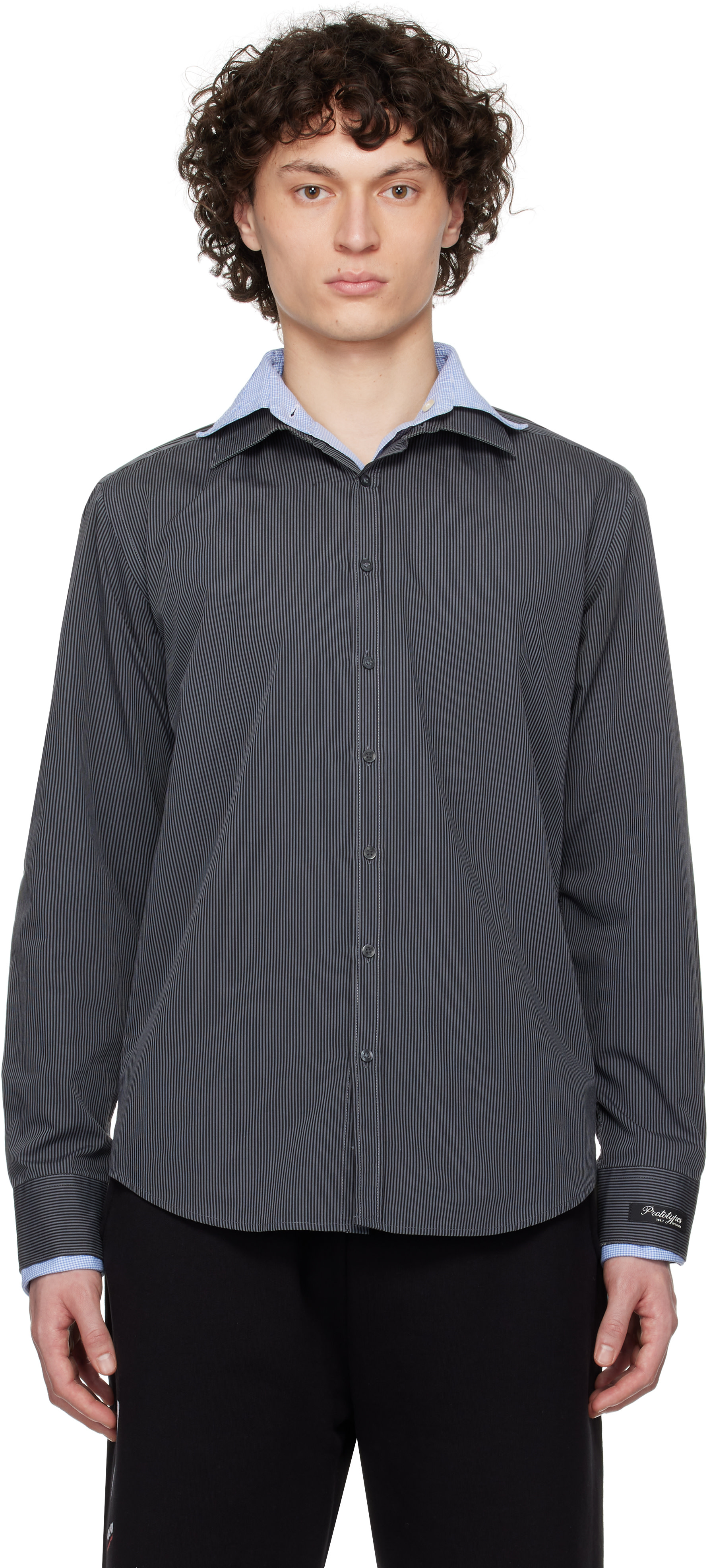 Prototypes - Chemise étagée bleue