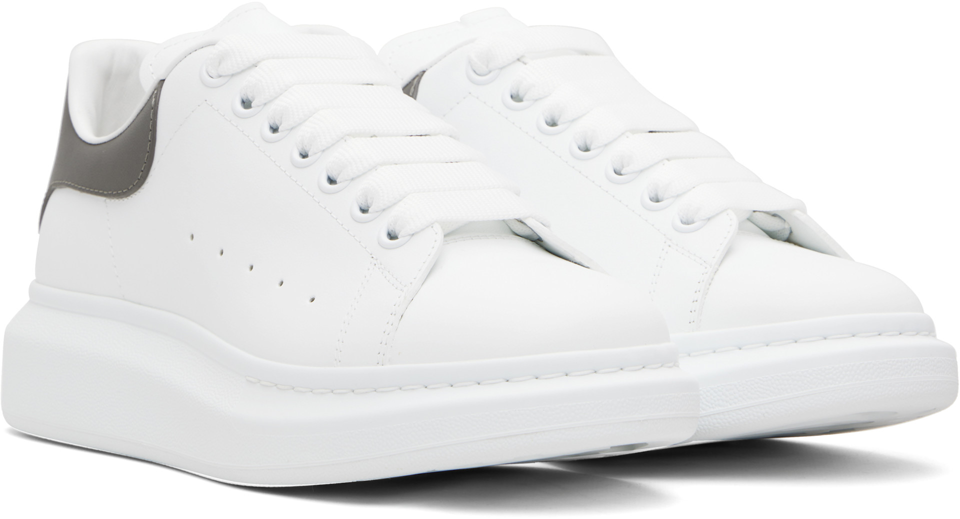 McQueen - Baskets Oversized blanc et gris