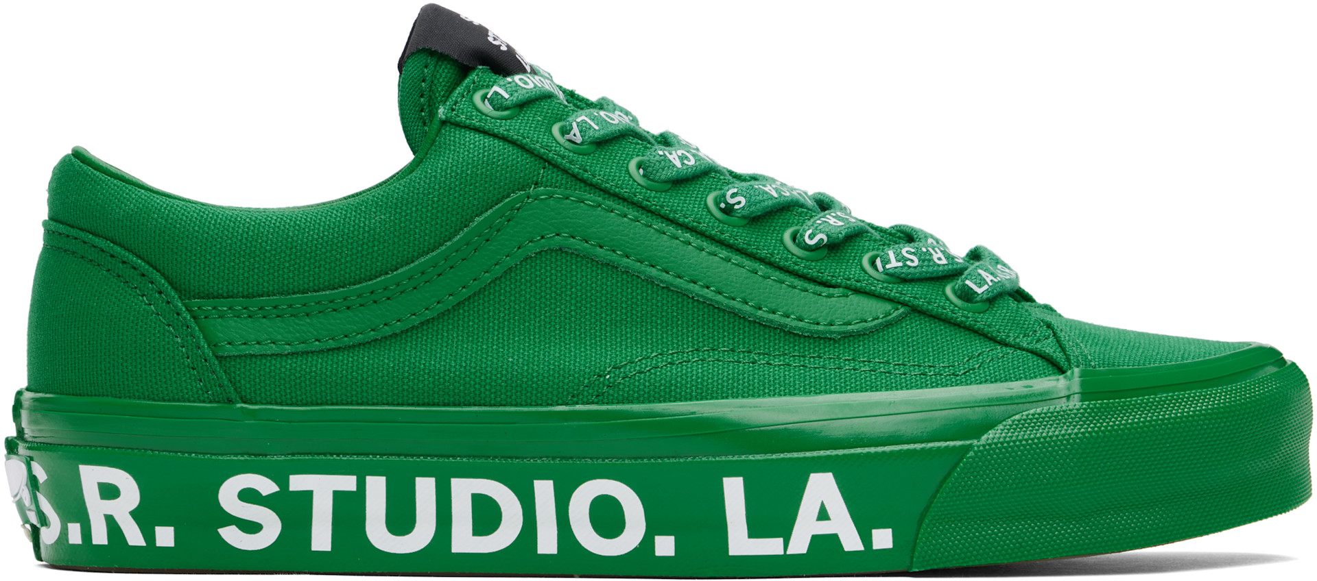 S.R. STUDIO. LA. CA. - Baskets Old Skool Reissue 36 vertes à semelle Vibram® édition Vans - OTW