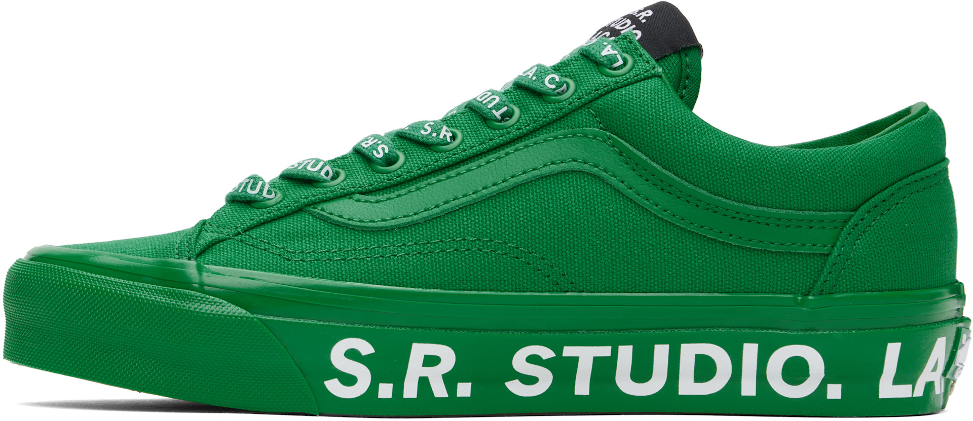 S.R. STUDIO. LA. CA. - Baskets Old Skool Reissue 36 vertes à semelle Vibram® édition Vans - OTW