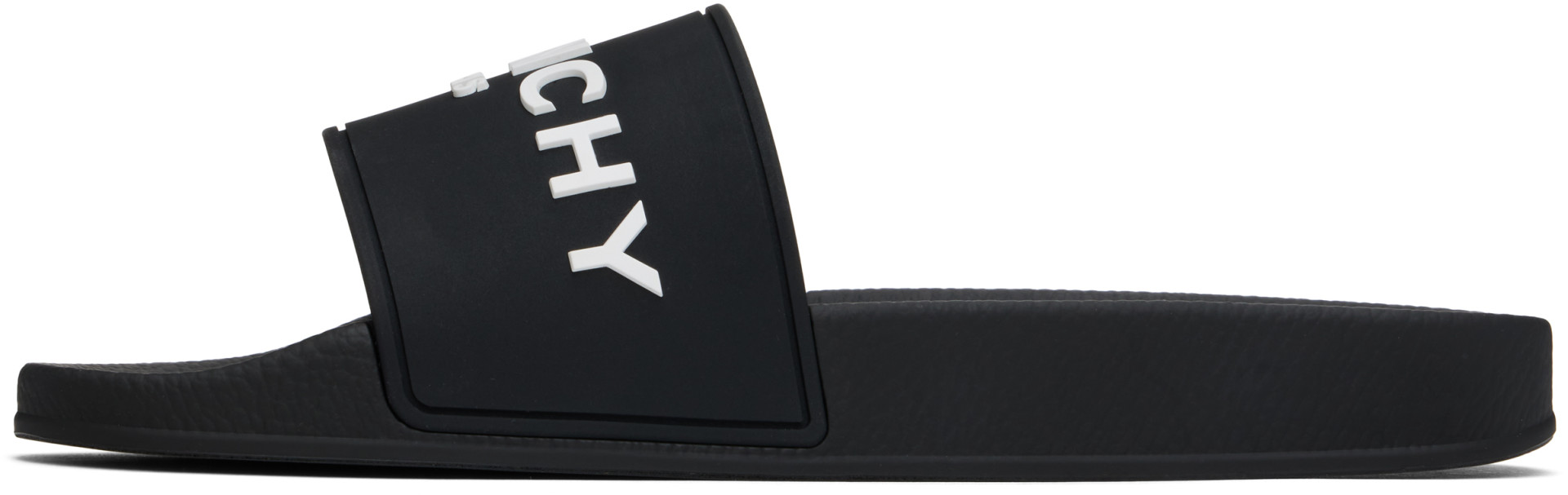 Givenchy - Black Rubber Pool Slides