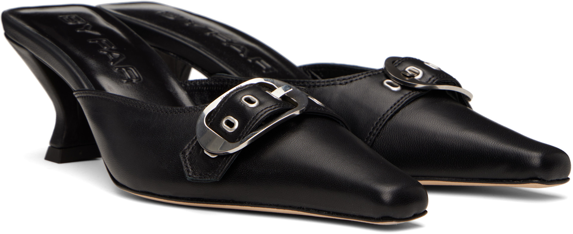 BY FAR - Mules Evelyn noires