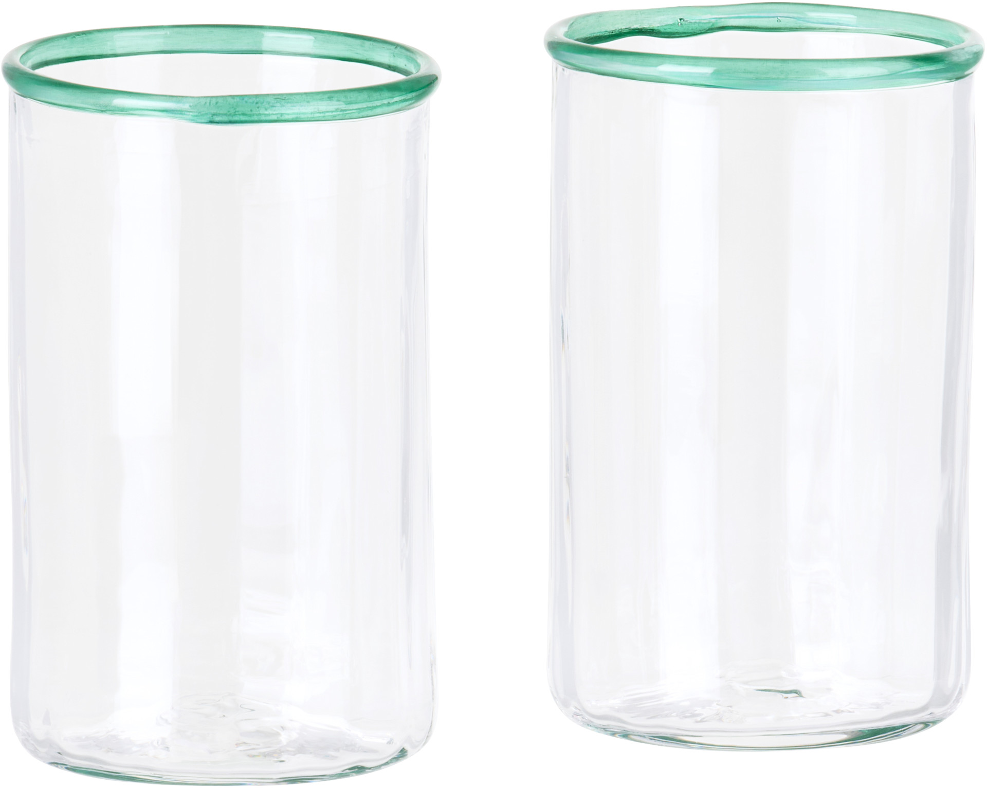 Akua Objects - Green Small Peter Glass Set