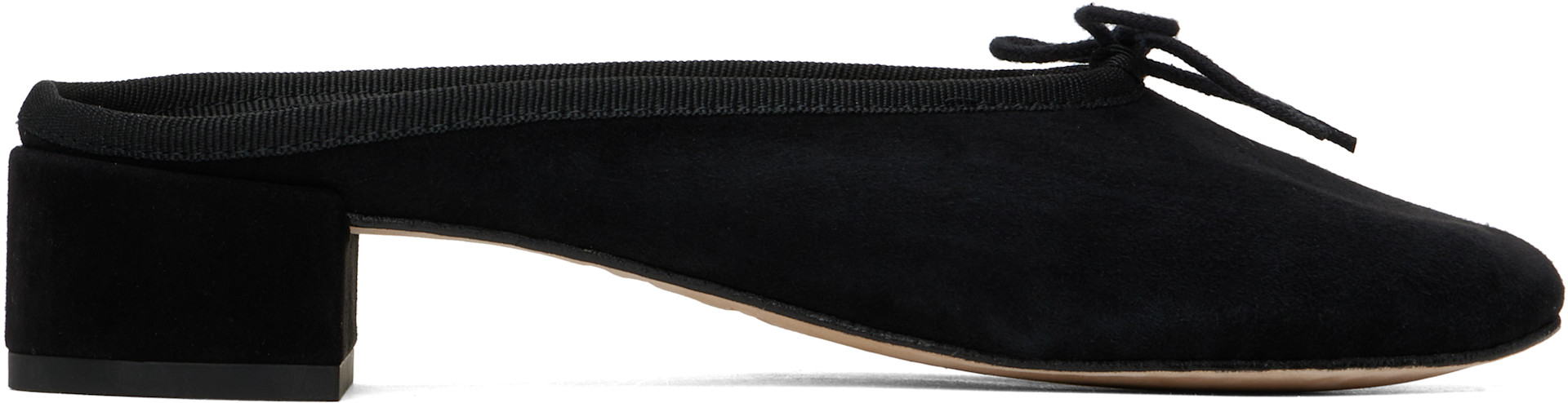 Repetto: Black Camille Mules | SSENSE Canada