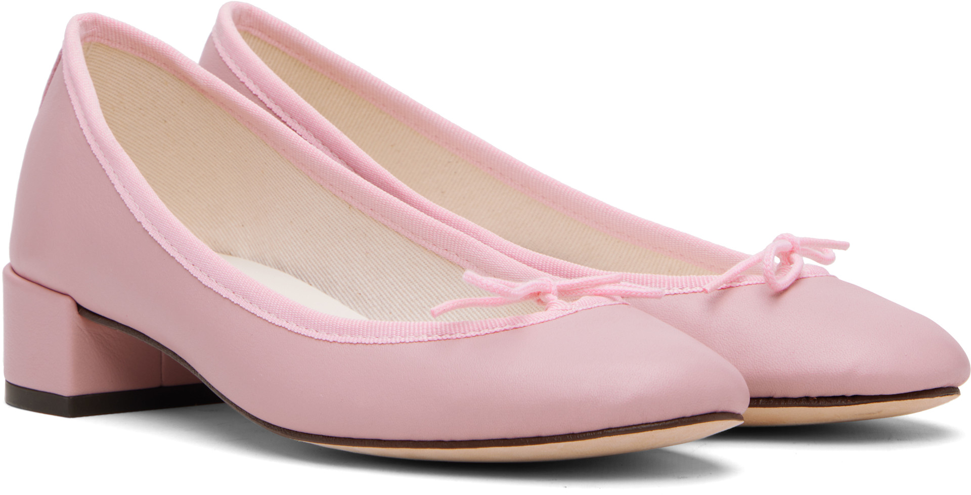 Repetto: SSENSE Exclusive Pink Camille Heels | SSENSE